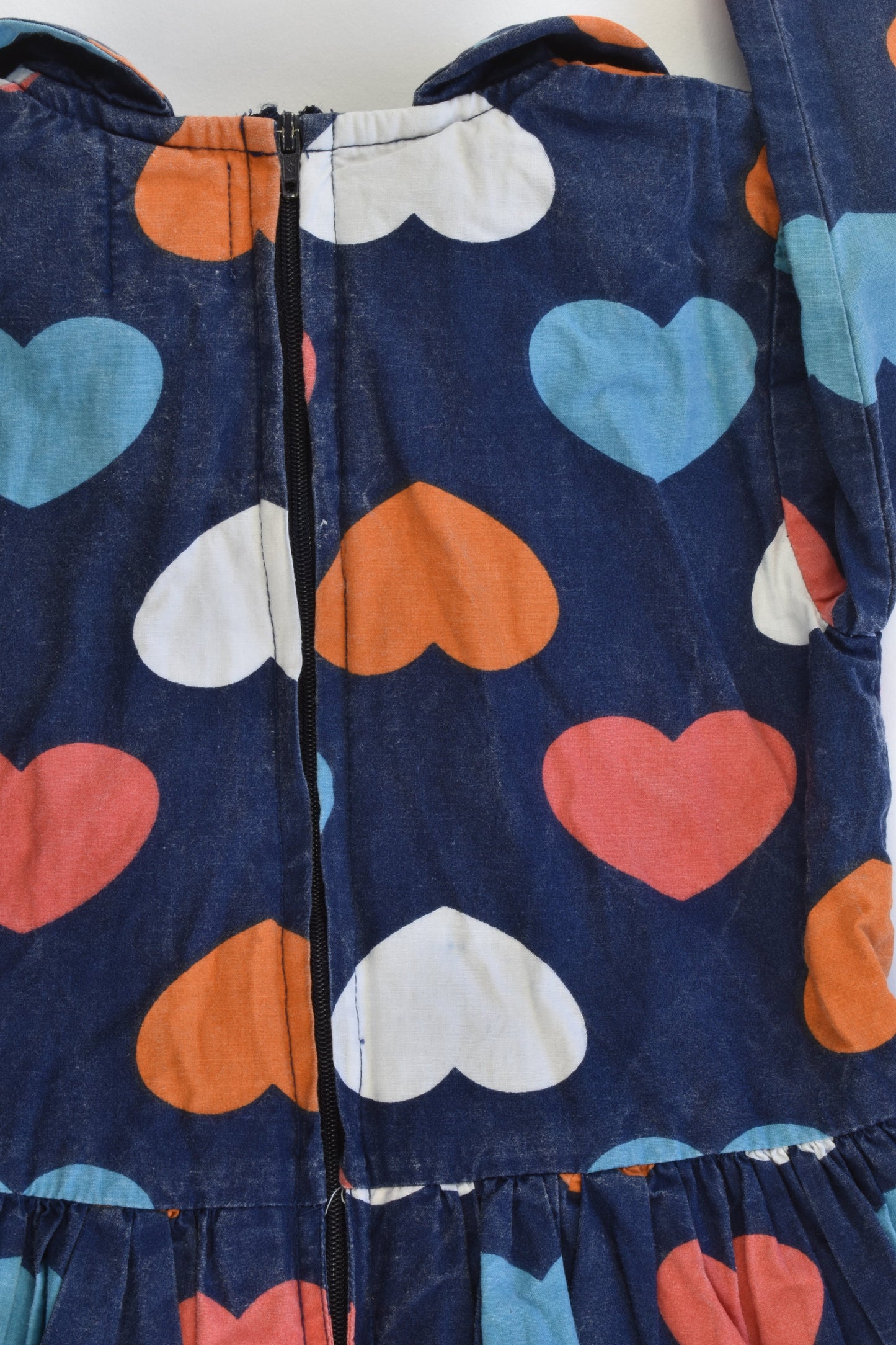 Oobi (Australia) Size 4 (104 cm) Lined Love Hearts Dress with Tulle