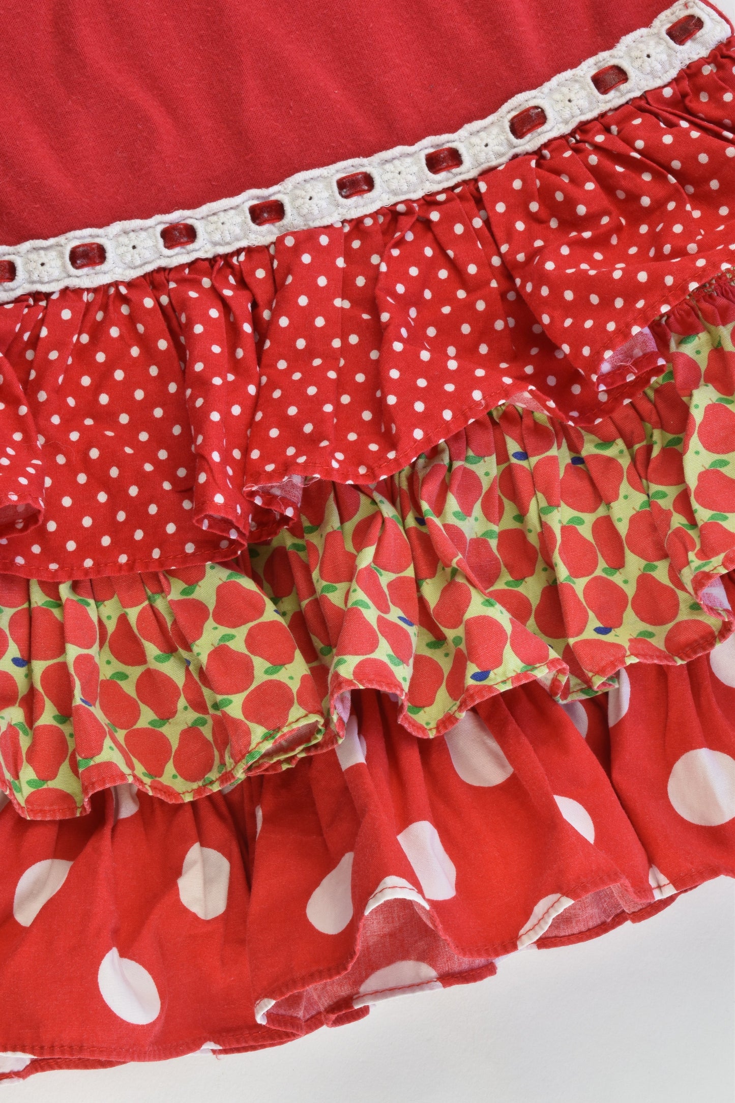 Oobi Size 2 Layered Pear Dress