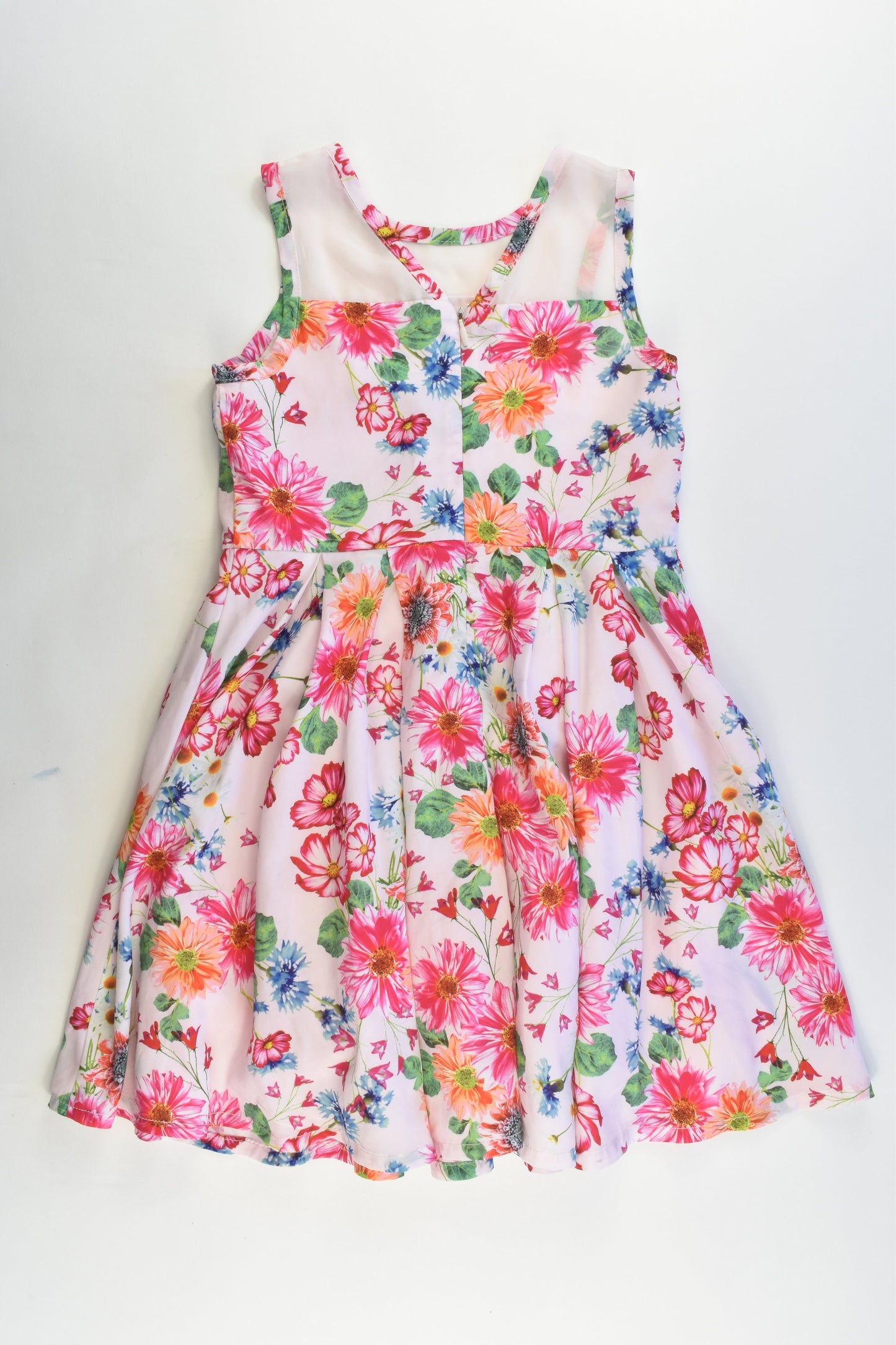 Origami Size 4 Floral Lined Dress