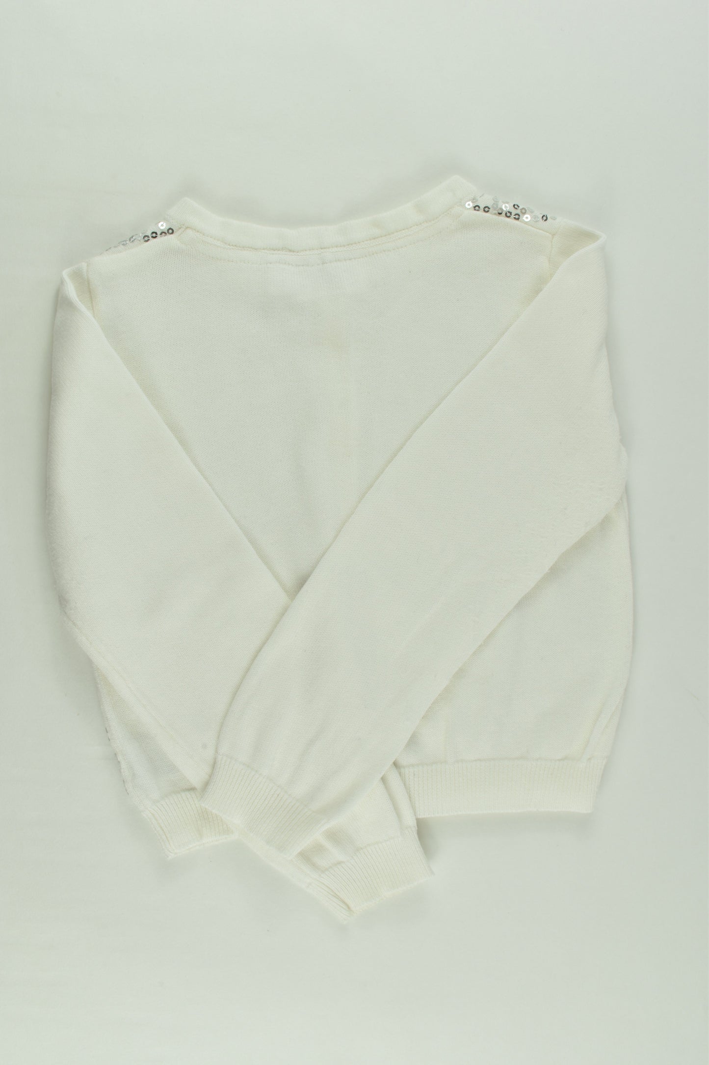 Origami Size 5 Cardigan with Silver Sequins