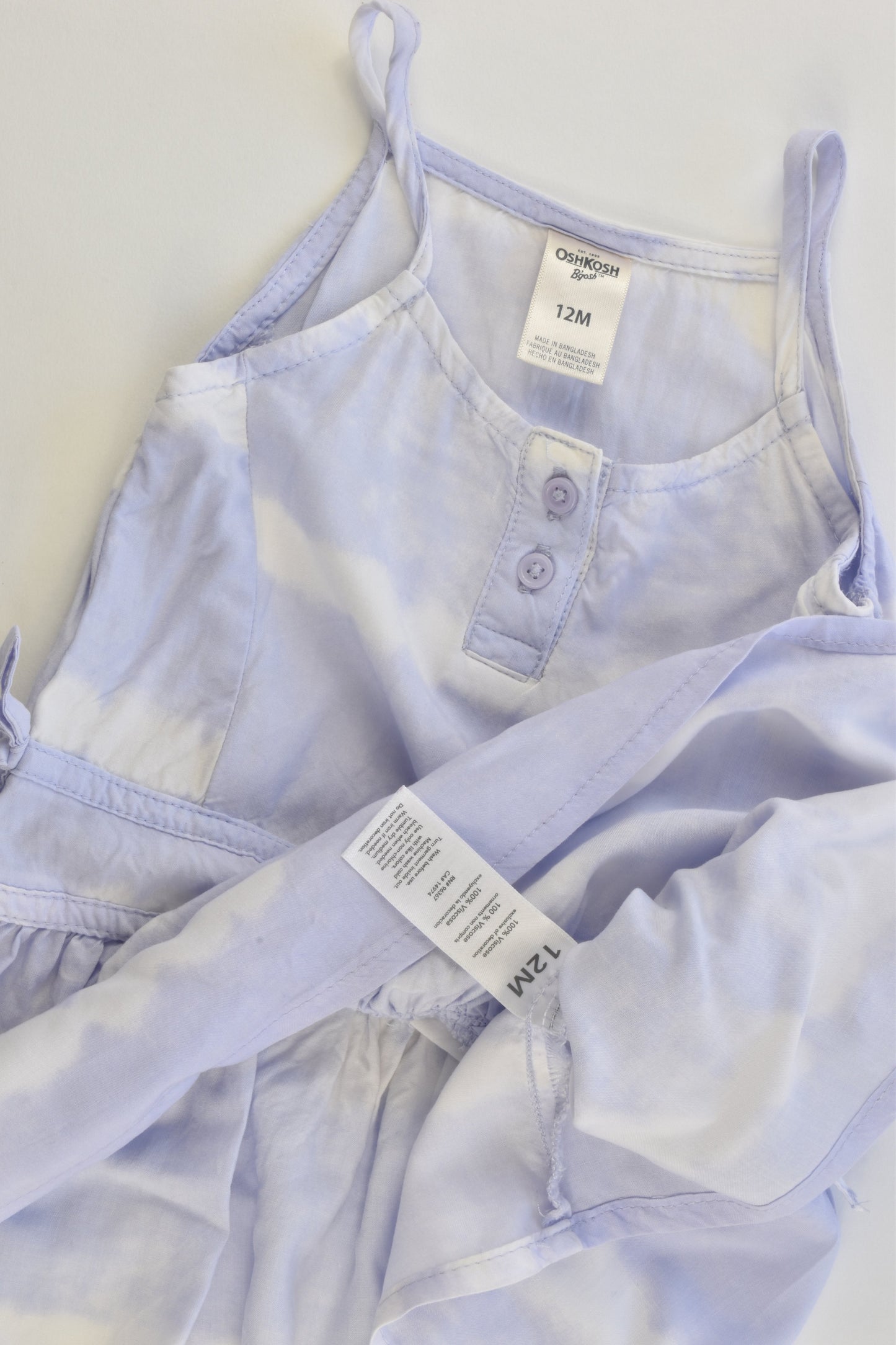 OshKosh Size 0 (12 months) Viscose Dress