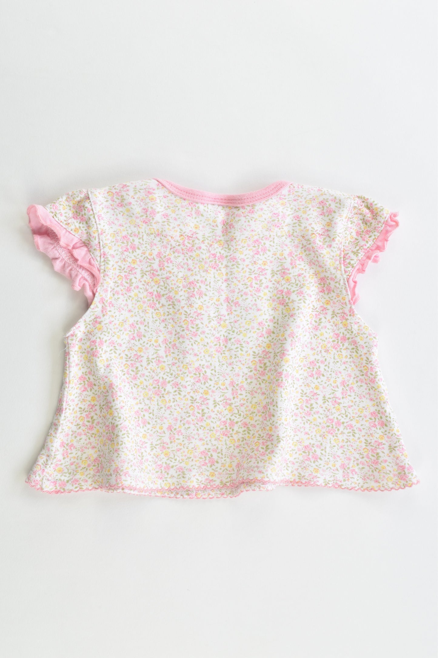 OshKosh Size 000 (62 cm) Floral Bird Blouse