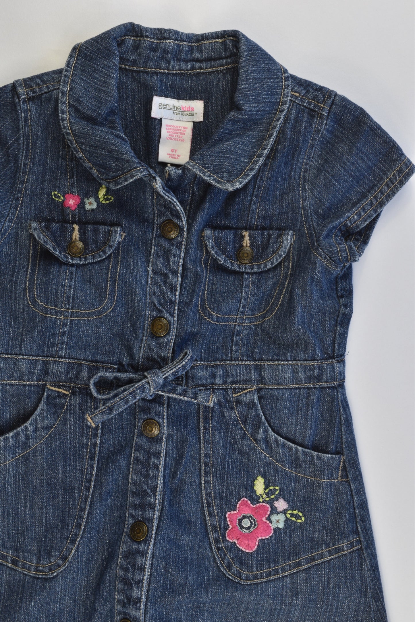 OshKosh Size 4 Stretchy Denim Dress