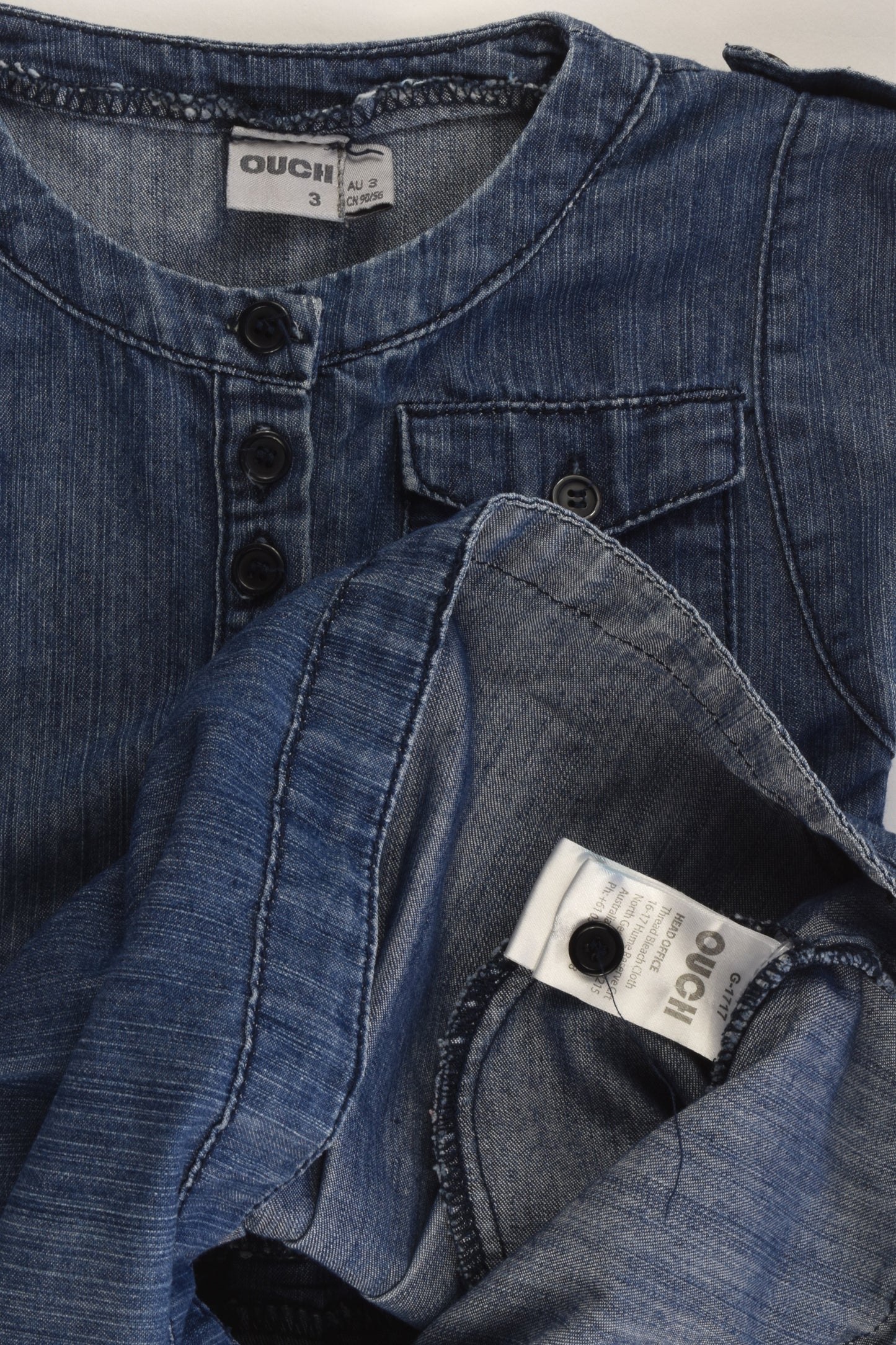 Ouch Size 3 Denim Dress