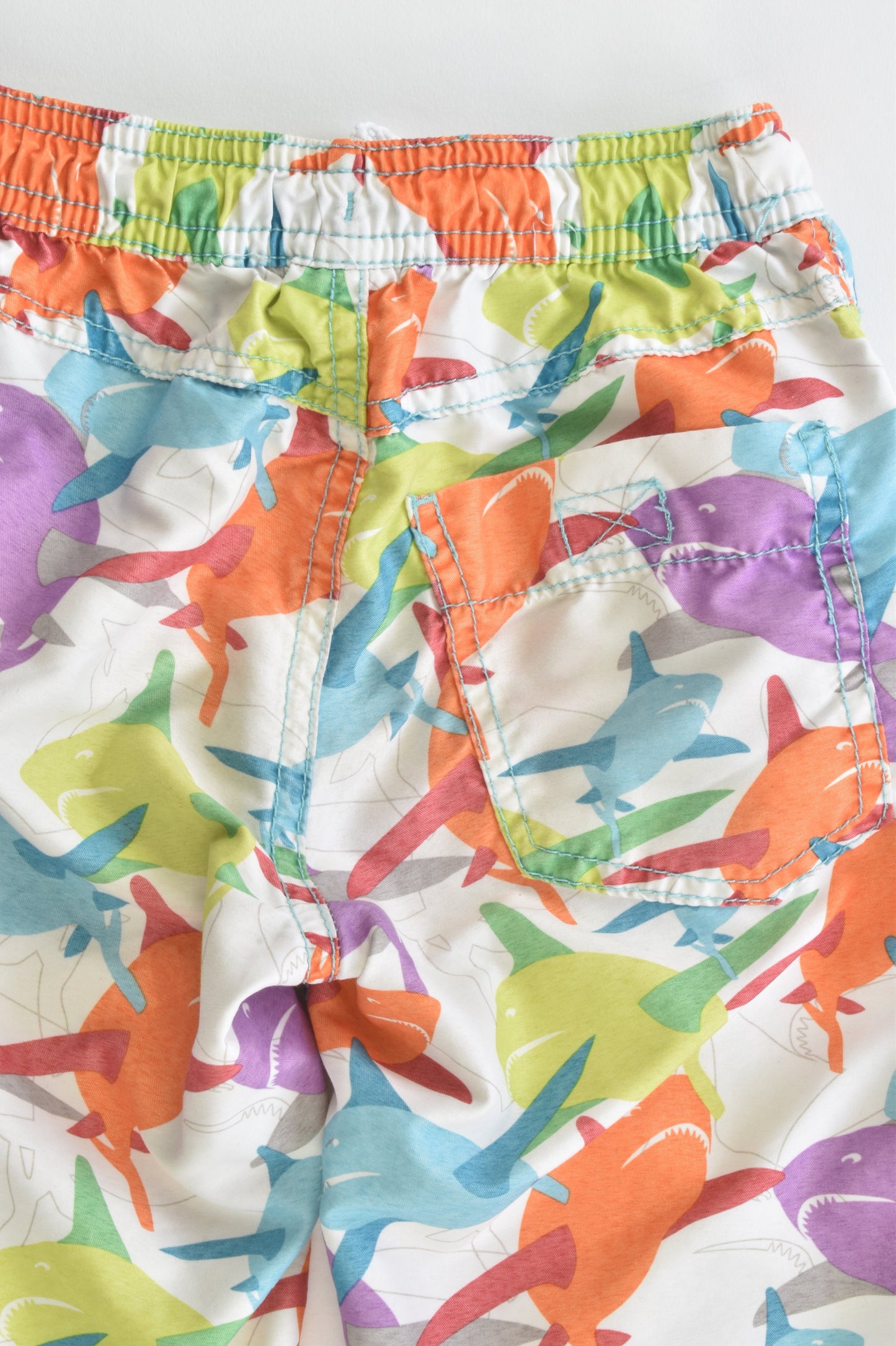Palomino (Germany) Size 3 (98 cm) Colorful Sharks Board Shorts
