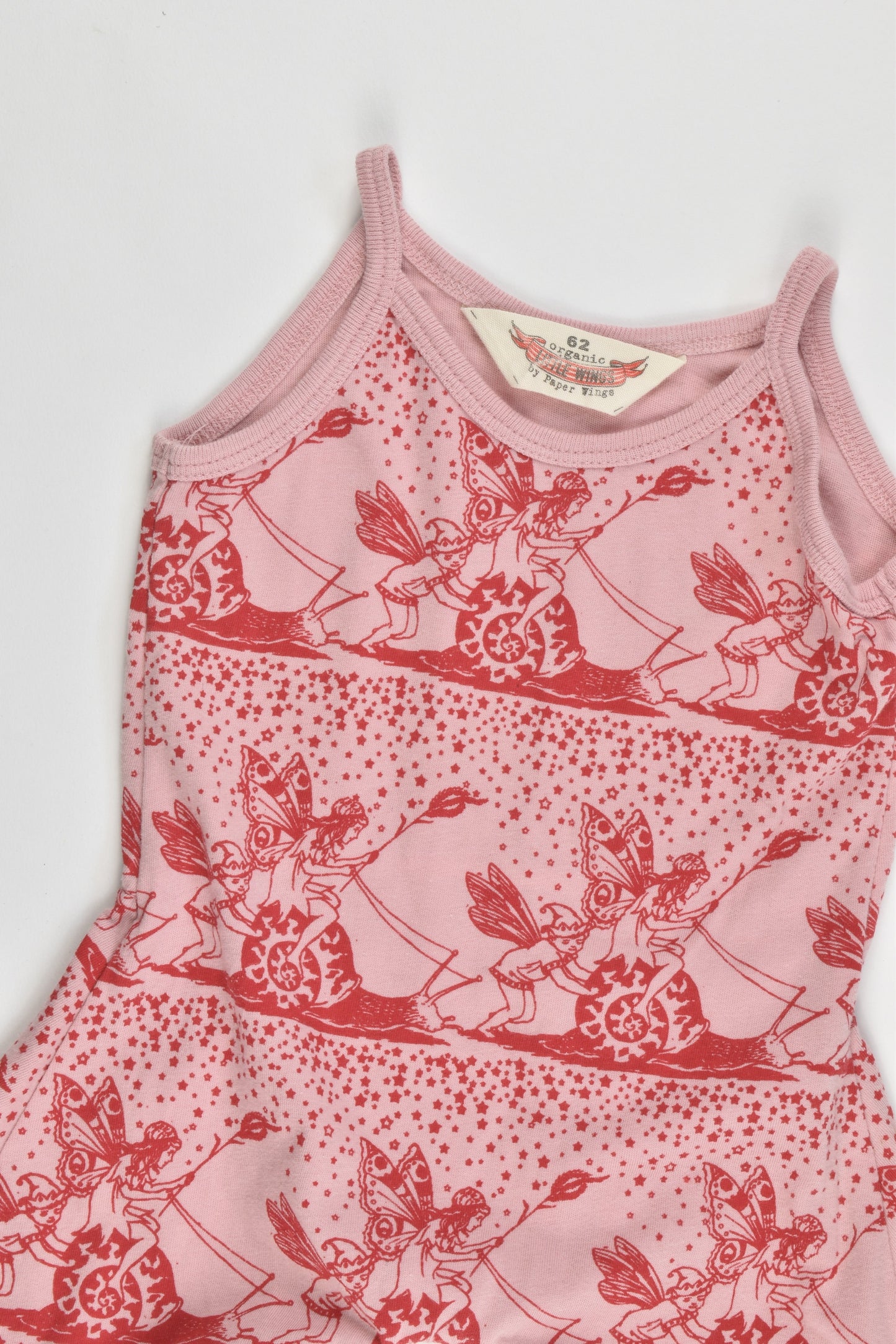 Paper Wings Size 62 cm Frilled Singlet Romper