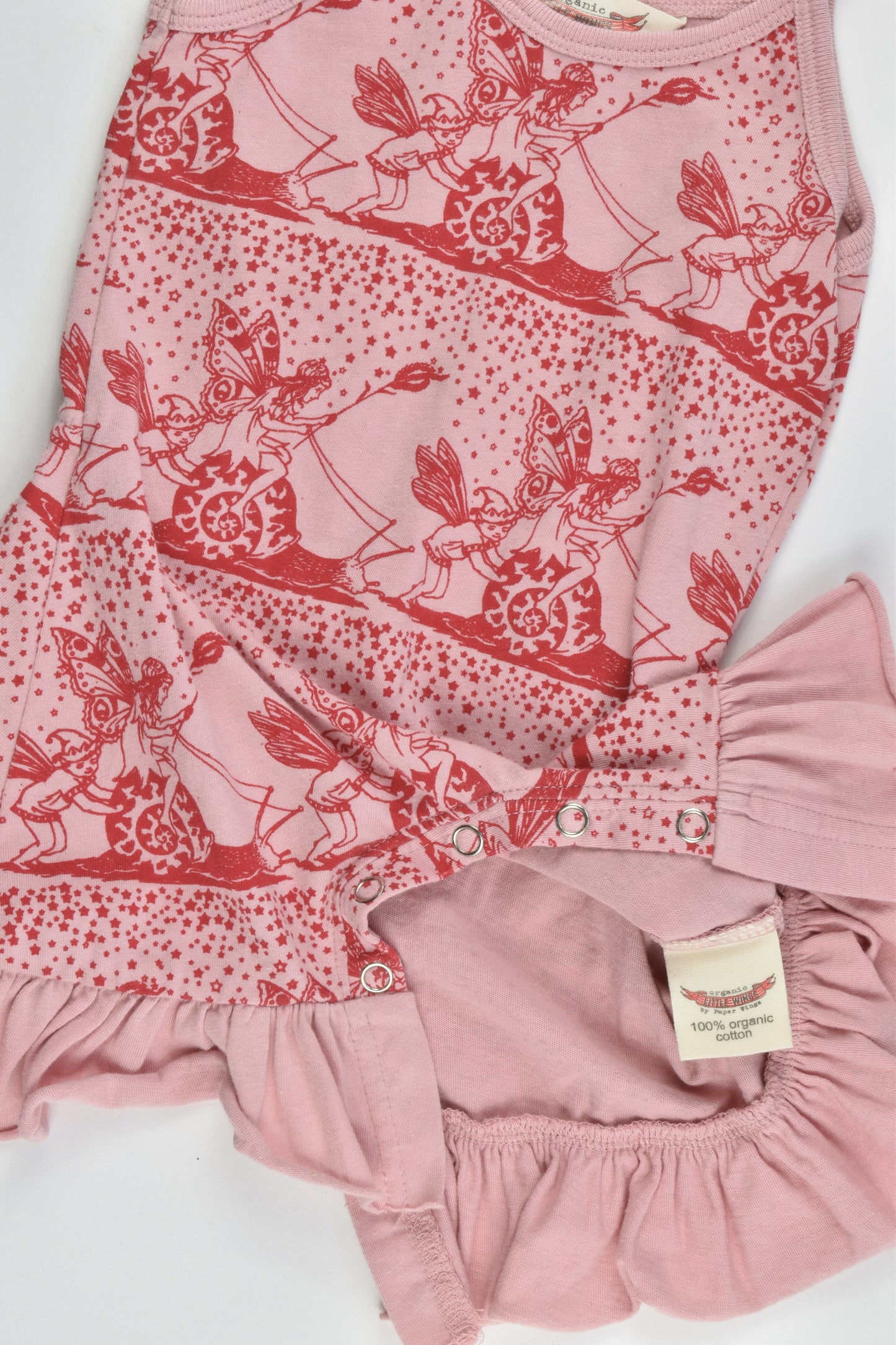 Paper Wings Size 62 cm Frilled Singlet Romper