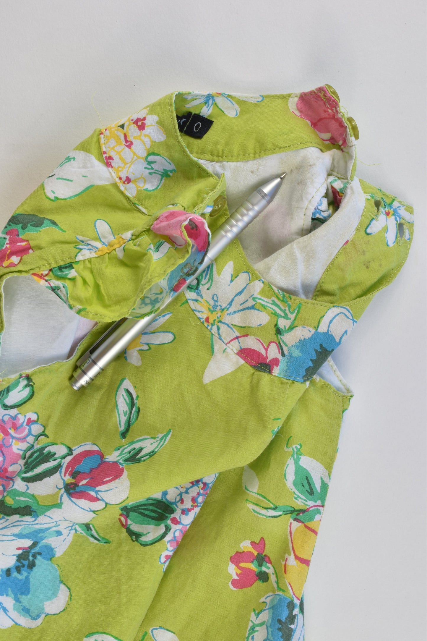 Papoose Size 0 Lined Floral Dress
