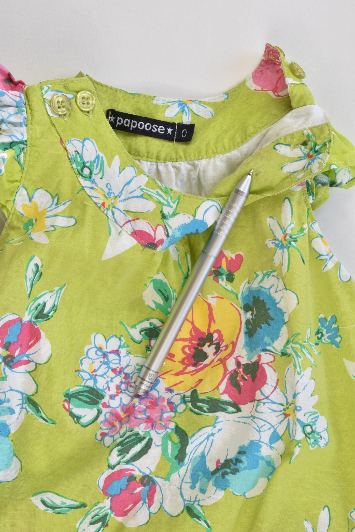Papoose Size 0 Lined Floral Dress