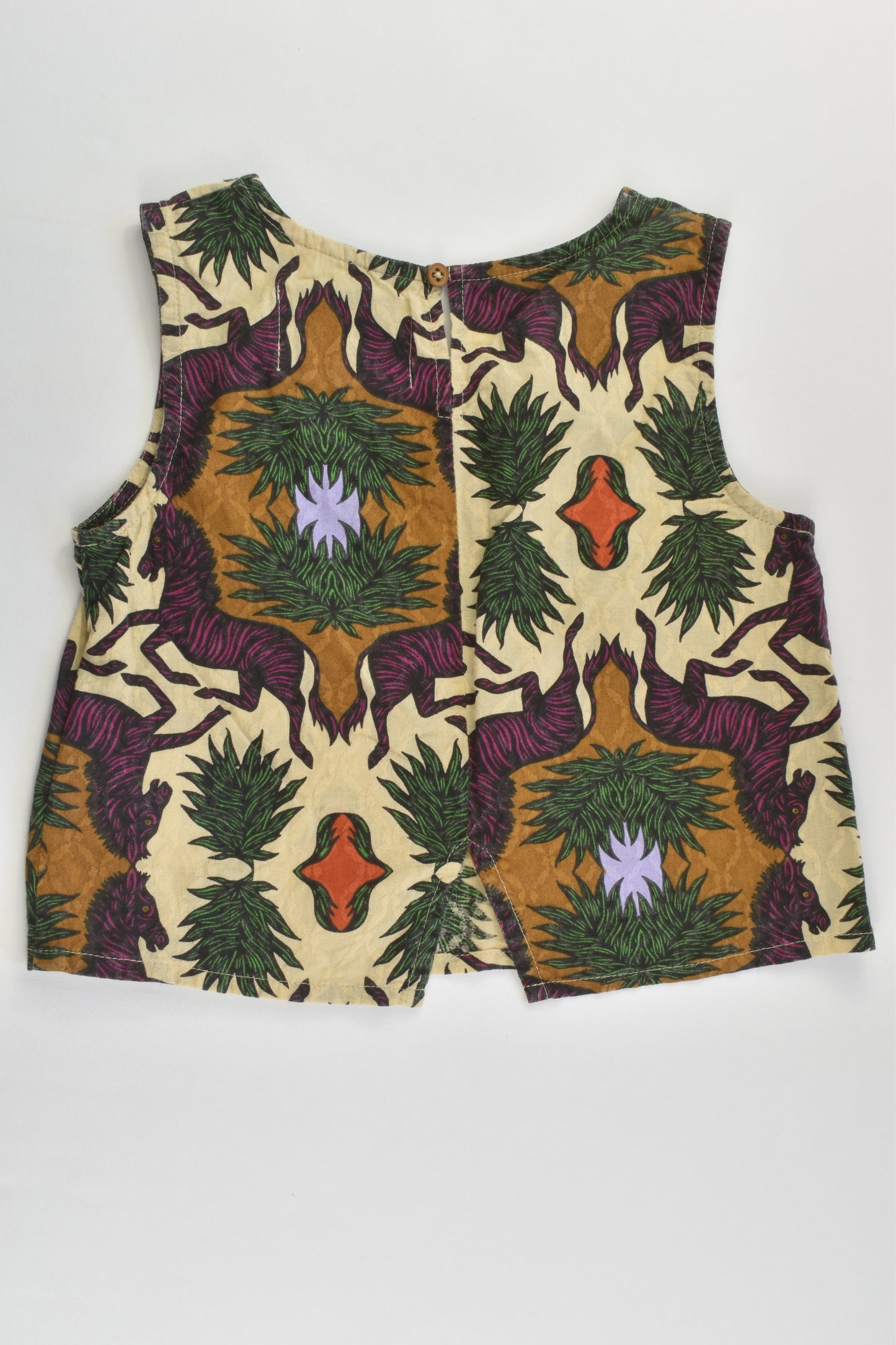 Patch Nyc for Monoprix (France) Size 5-6 Zebras Crop Top