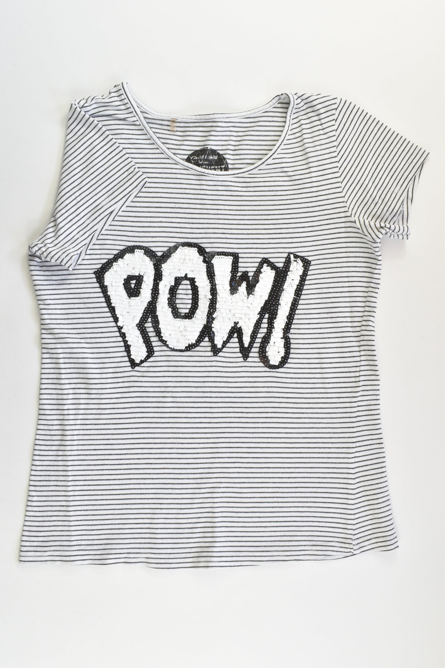Pavement Size 12 'Pow!' Striped T-shirt