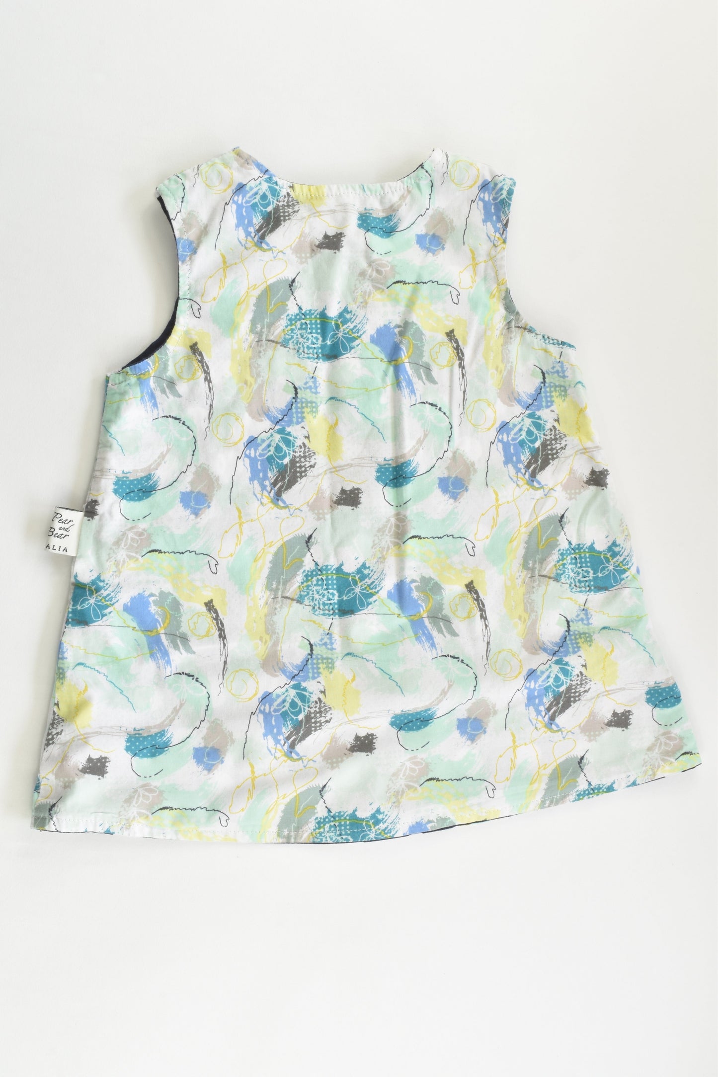 Pear and Bear (AU) Handmade Size approx 0 Reversible Dress