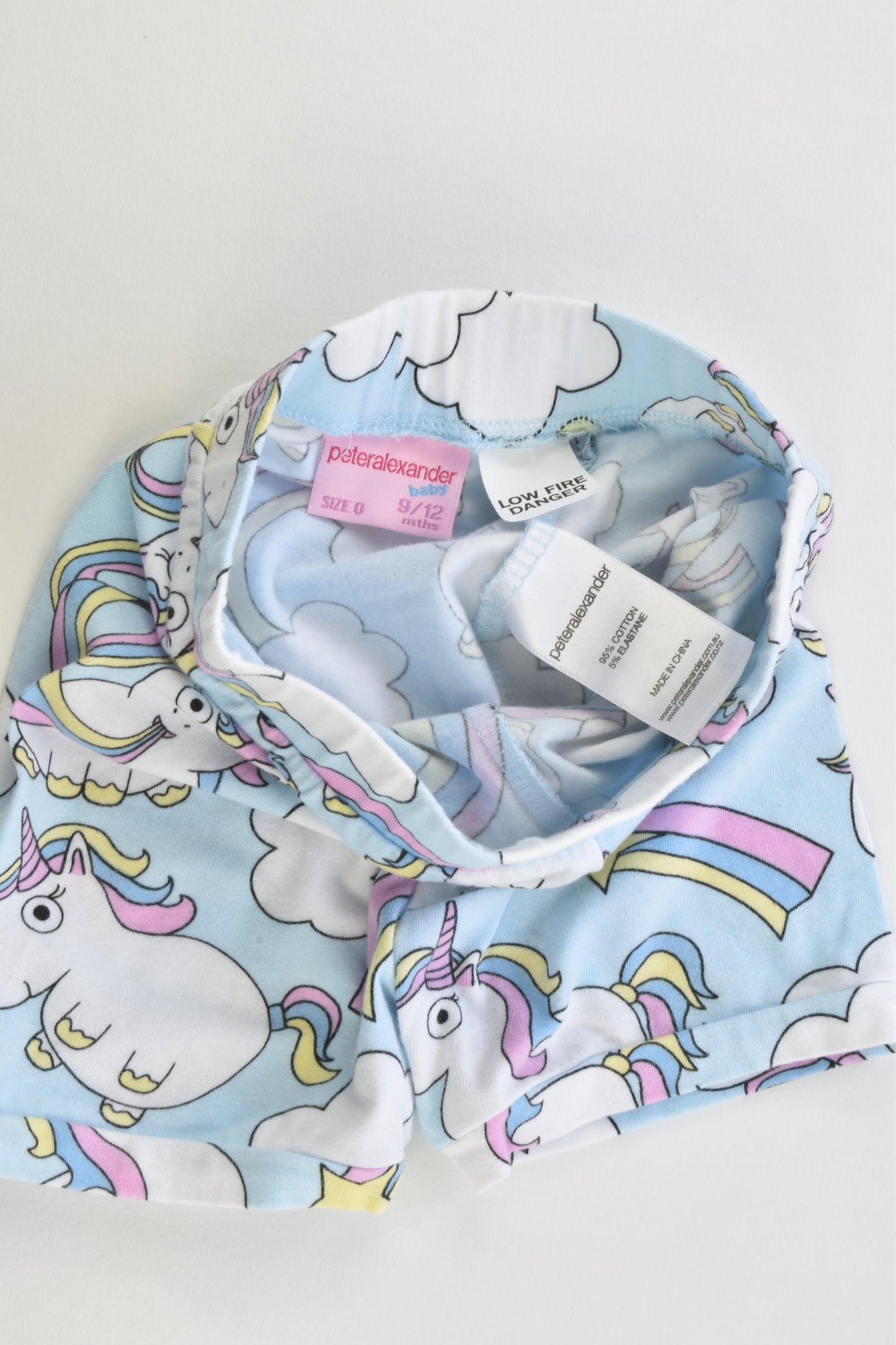 Peter Alexander Size 0 (9/12 months) Unicorn Pj Set
