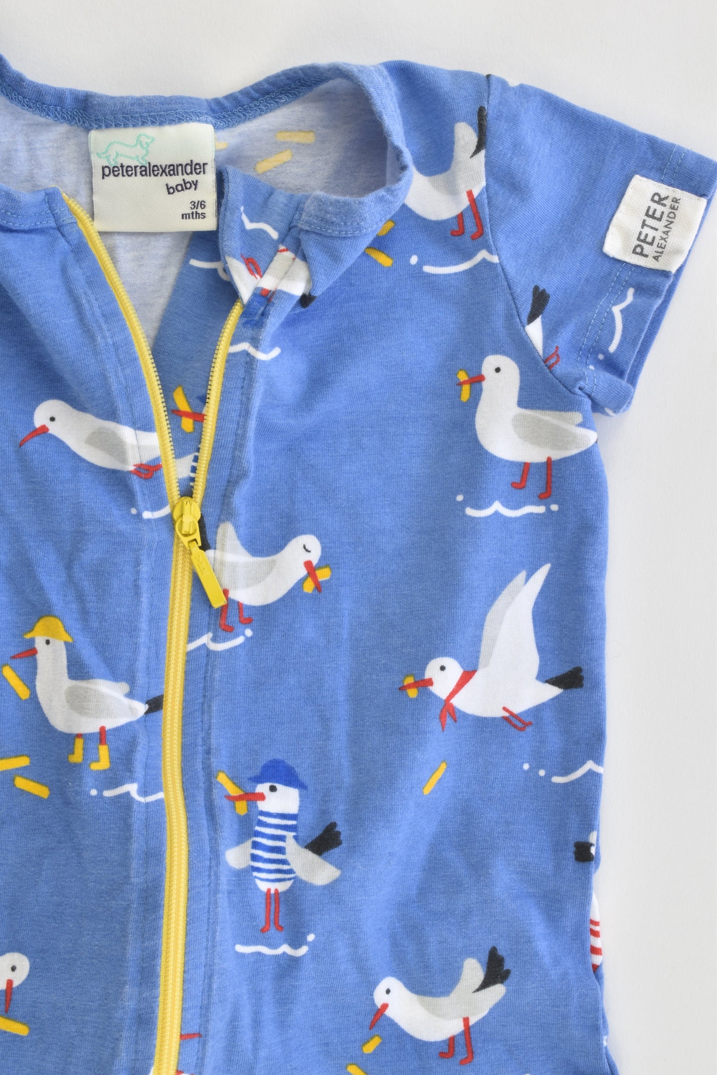 Peter Alexander Size 3/6 months Seagulls Romper