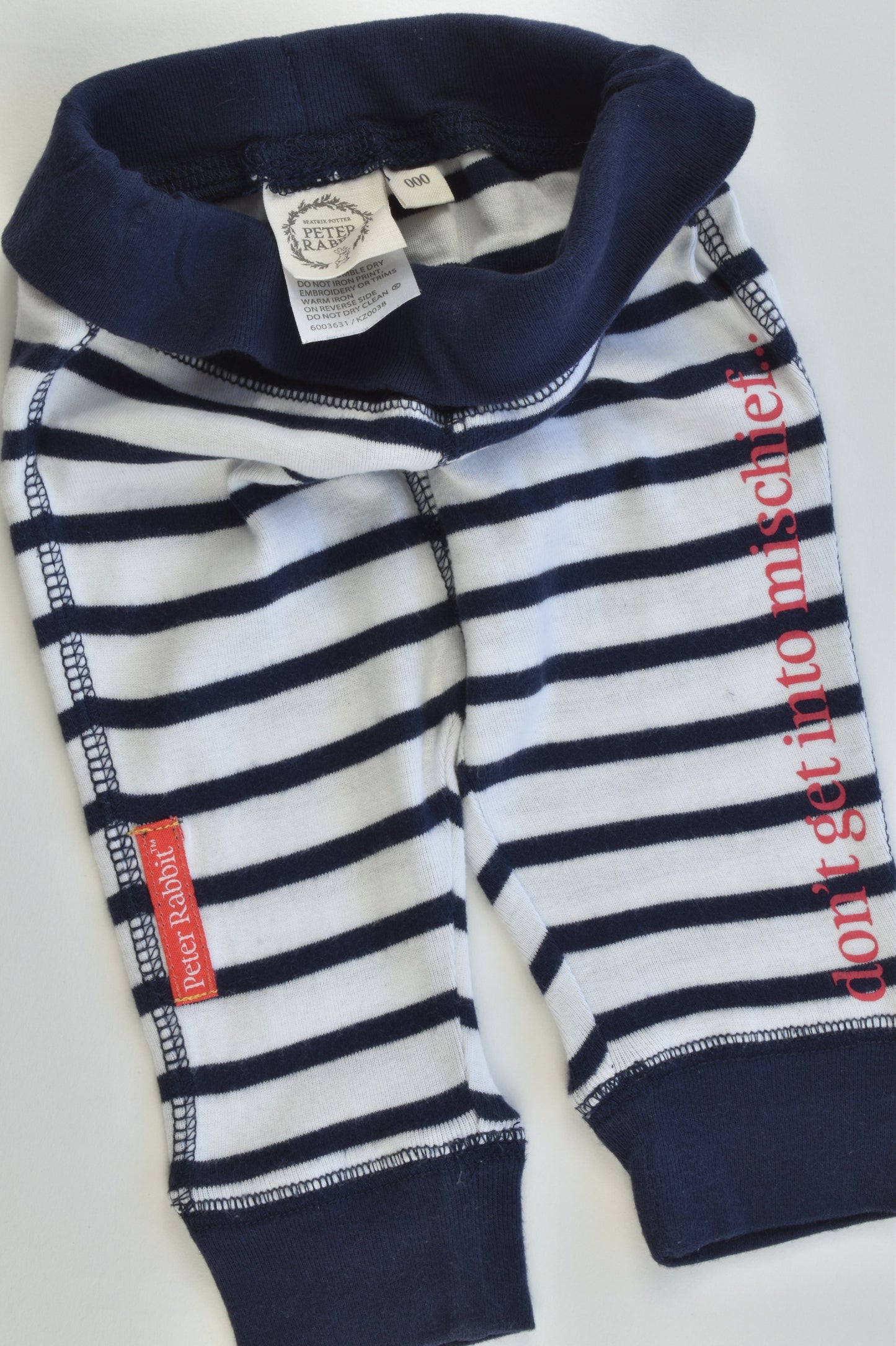 Peter Rabbit Size 000 Top and Pants