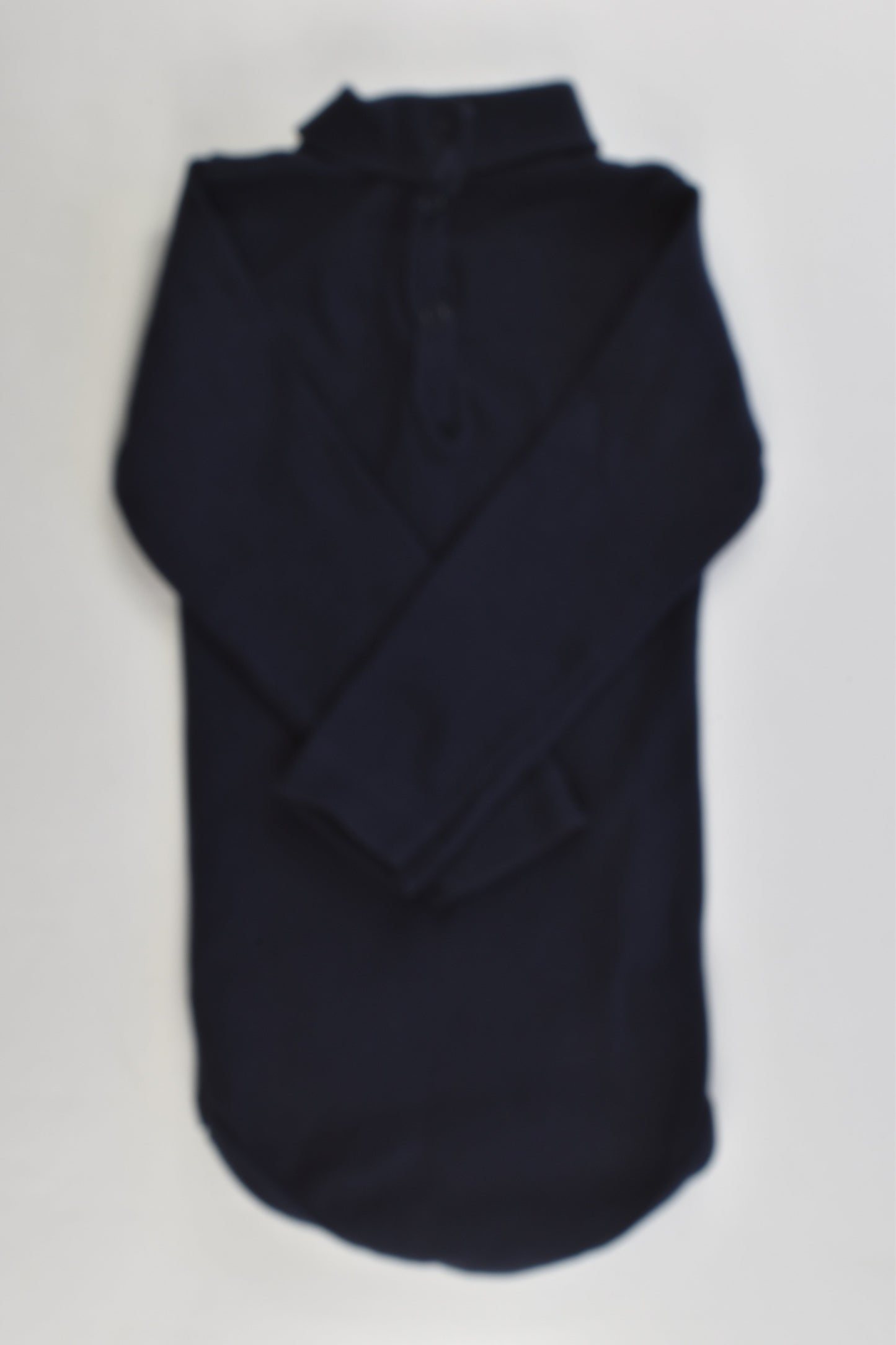 Petit Bateau (France) Size 0-1 (18 months, 81 cm) Polo Neck Bodysuit