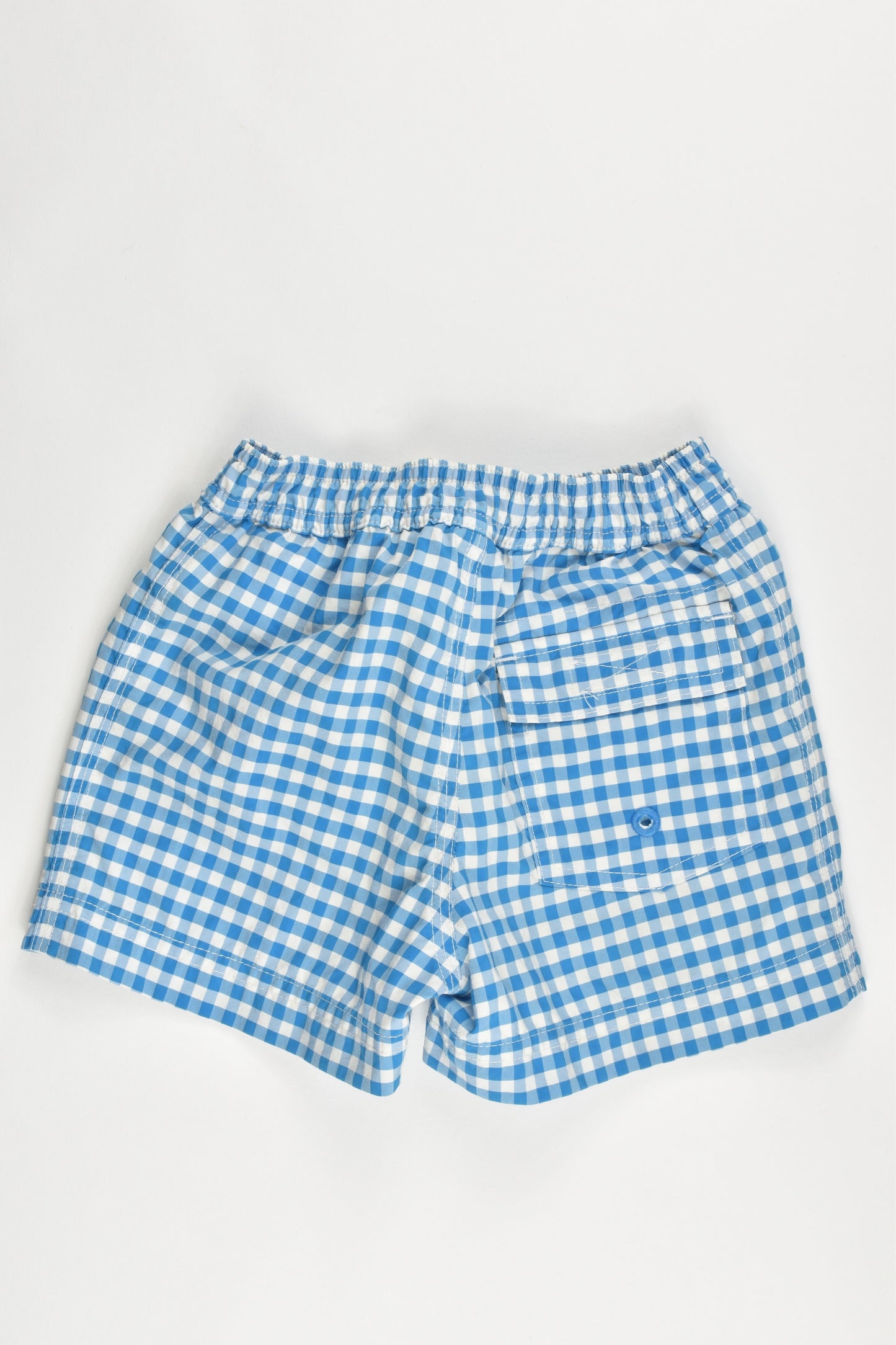 Petit Bateau (France) Size 0 (18 months, 81 cm) Checked Board Shorts