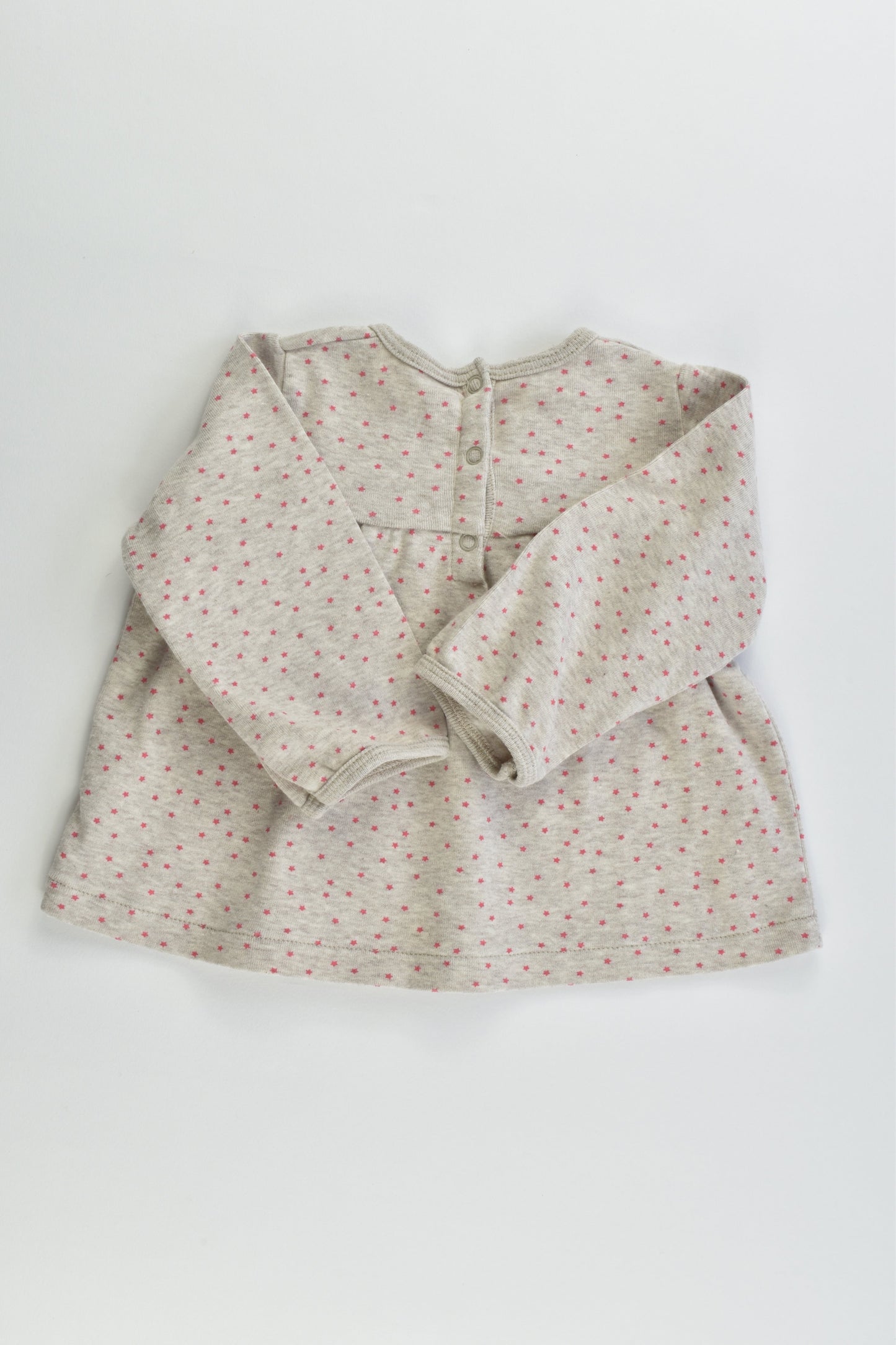 Petit Bateau (France) Size 00 (6 months, 67 cm) Stars Top