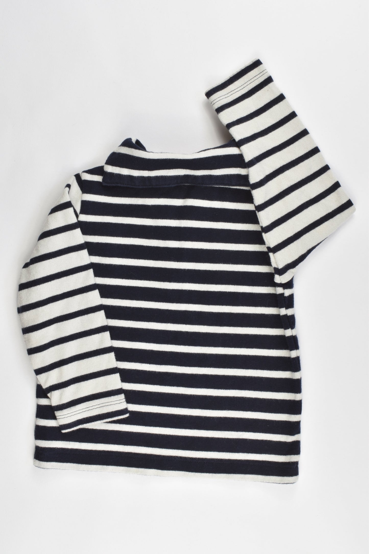 Petit Bateau Size 24 months (86 cm) Striped Nautical Sweater