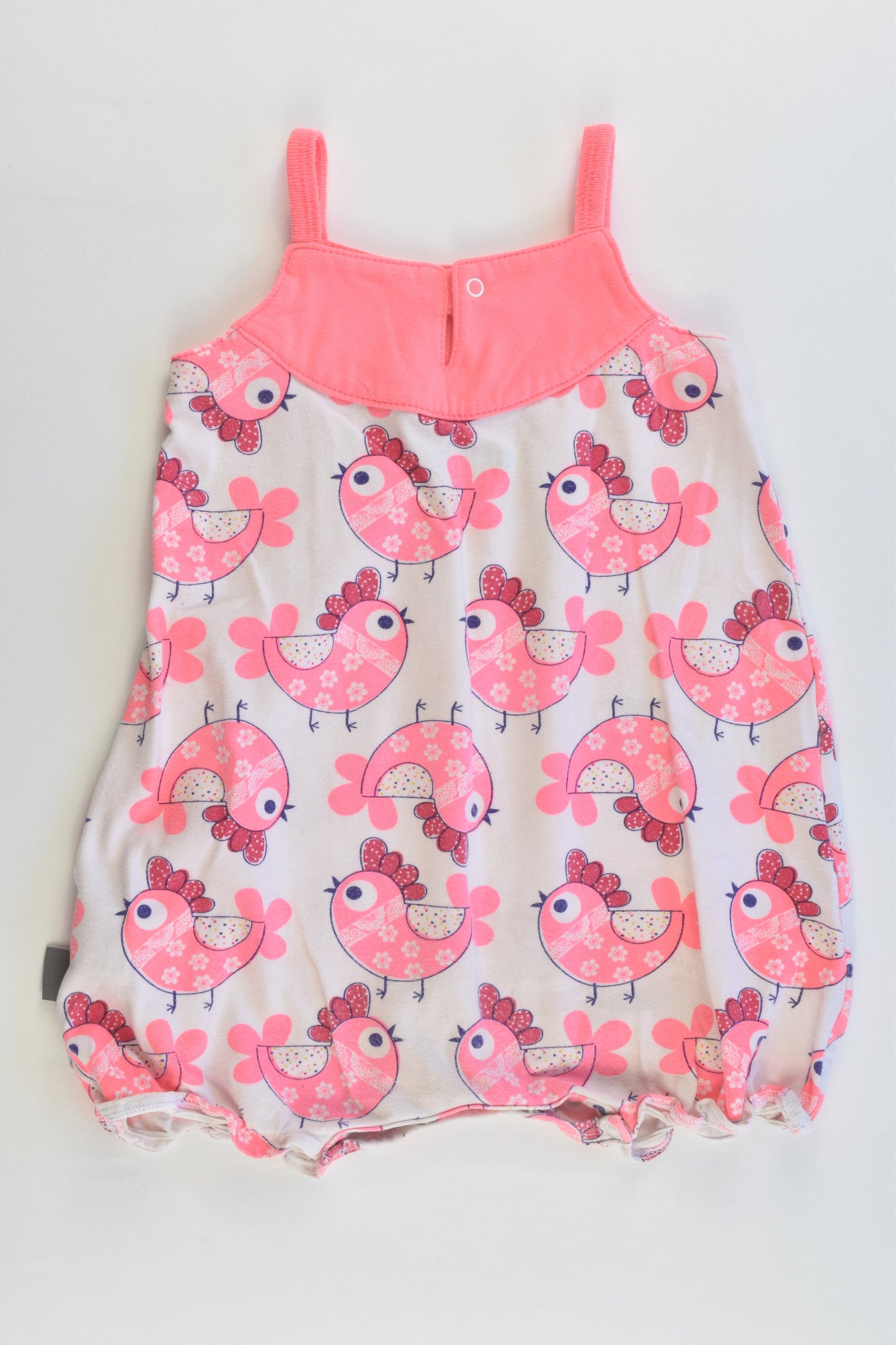 Petit Béguin (France) Size 0 (9 months, 74 cm) Birds Playsuit