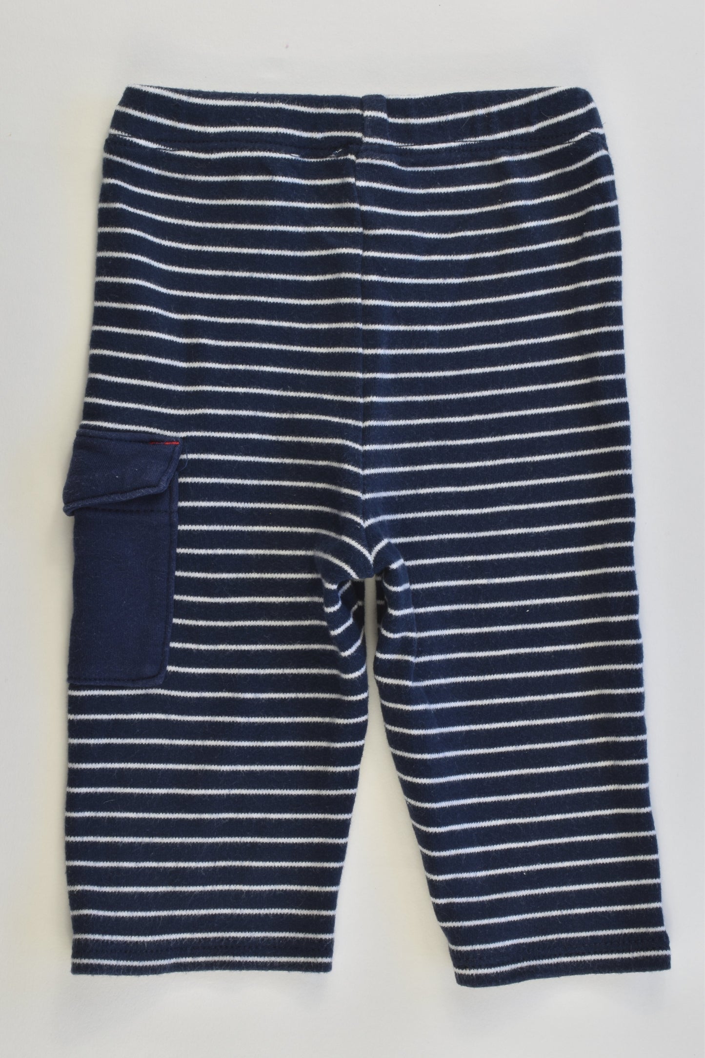 Petit Lem Size 00 (6 months) Striped Pants With Sailboat Detail