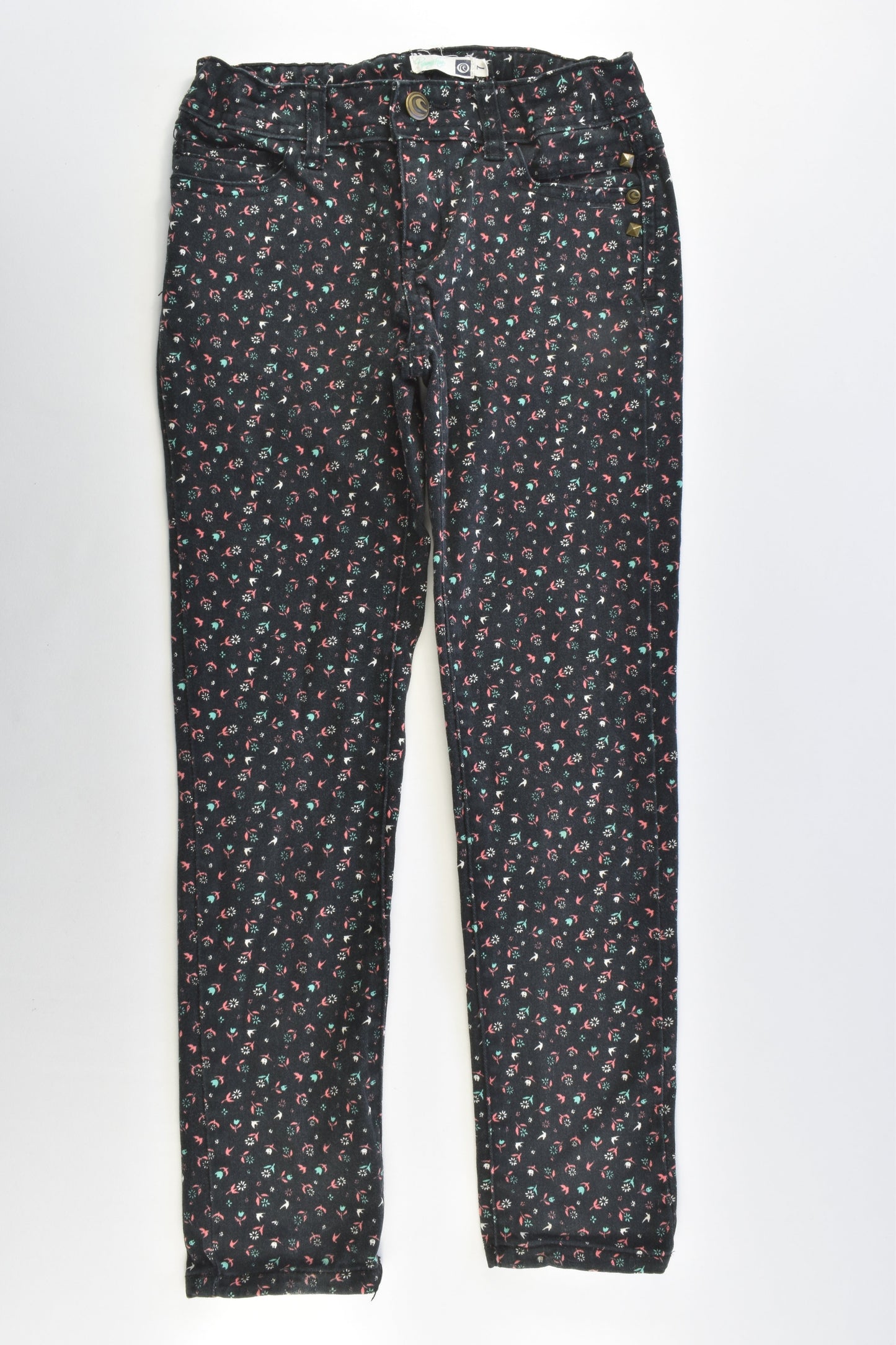 Piping Hot Size 7 Stretchy Denim Pants