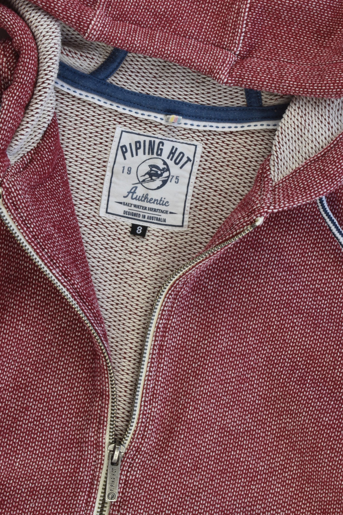 Piping Hot Size 8 Hooded Jumper