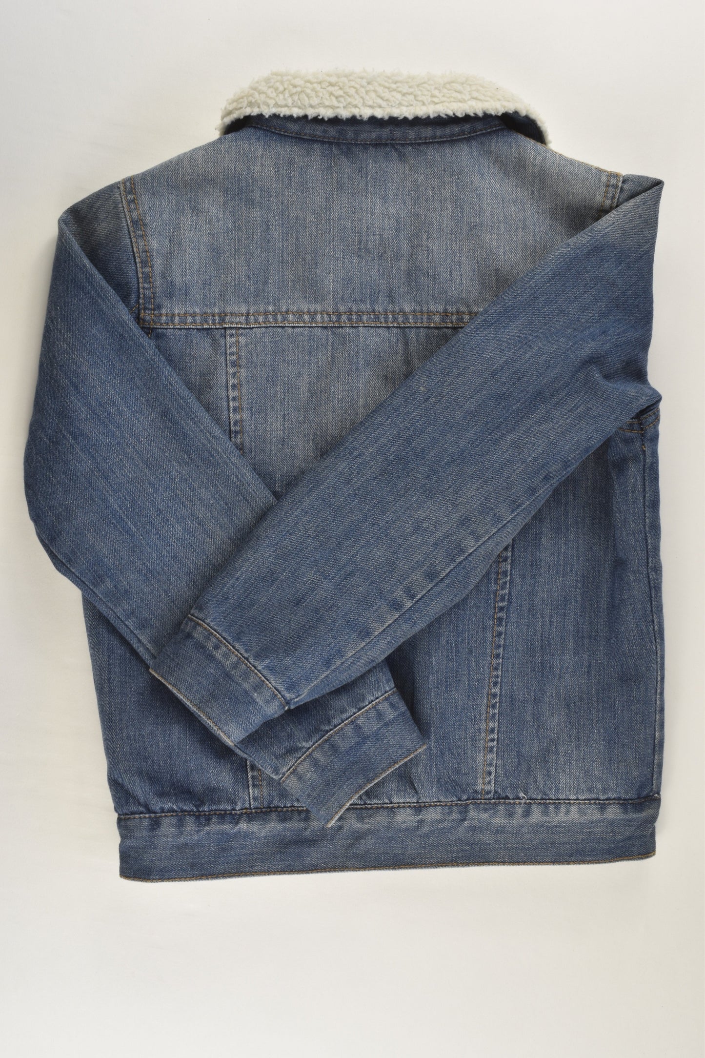 Piping Hot Size 8 Sherpa Denim Jacket
