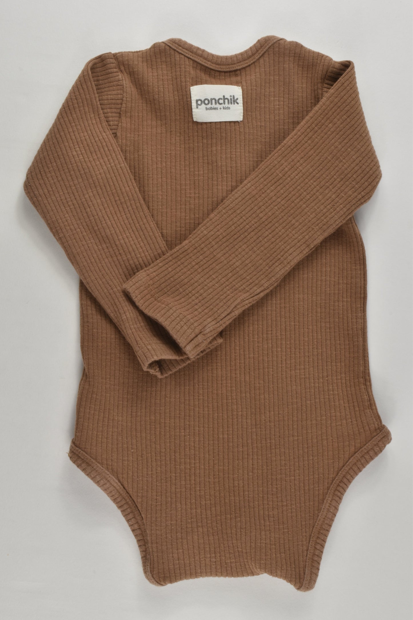 Ponchik (AU) Size 1 (12-18 months) Ribbed Bodysuit