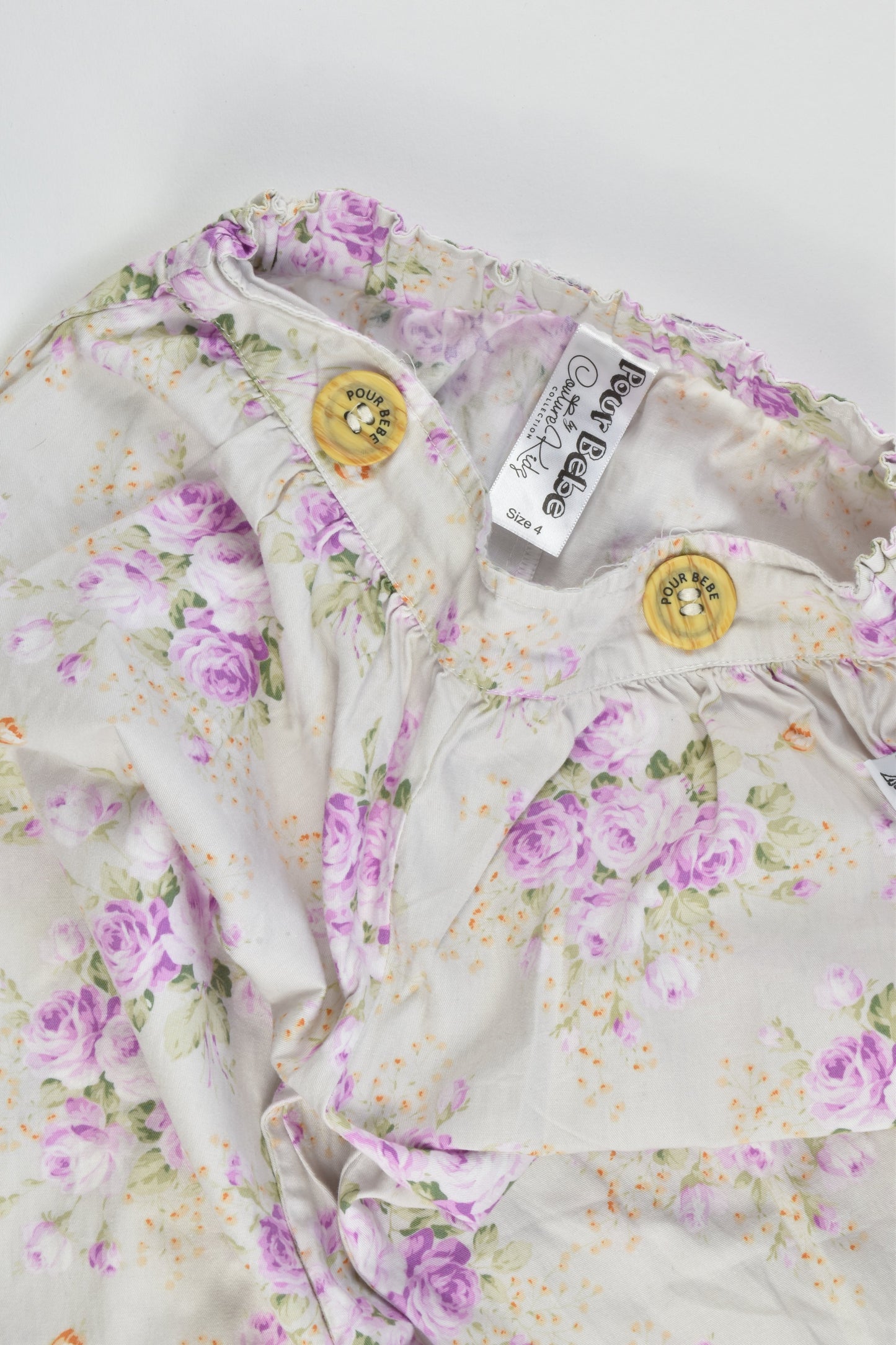 Pour Bebe by Couture Kids Size 4 Floral Pants