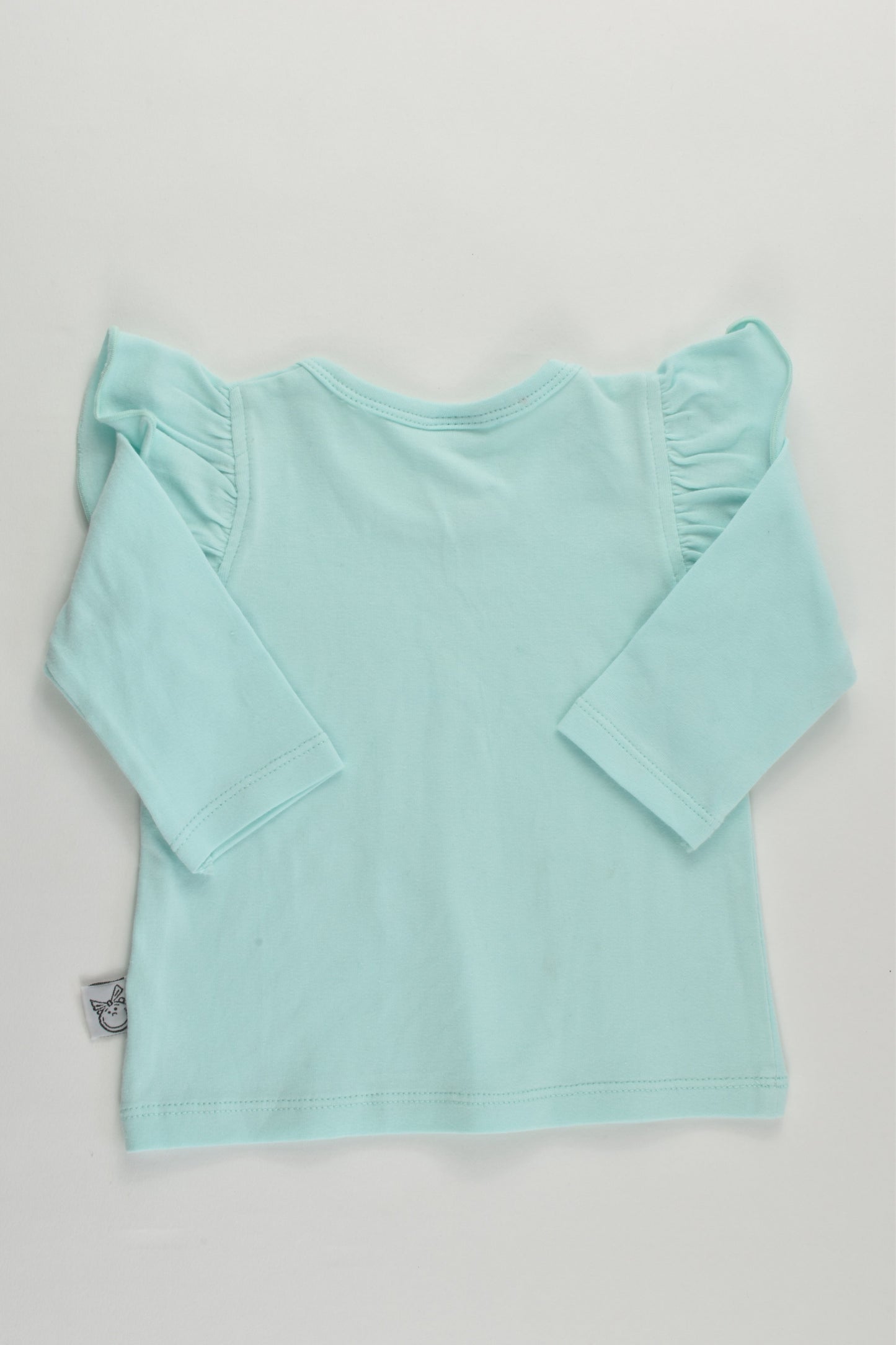 Pour Bebe by Couturekidz Size 000 Ruffle Sleeves Top