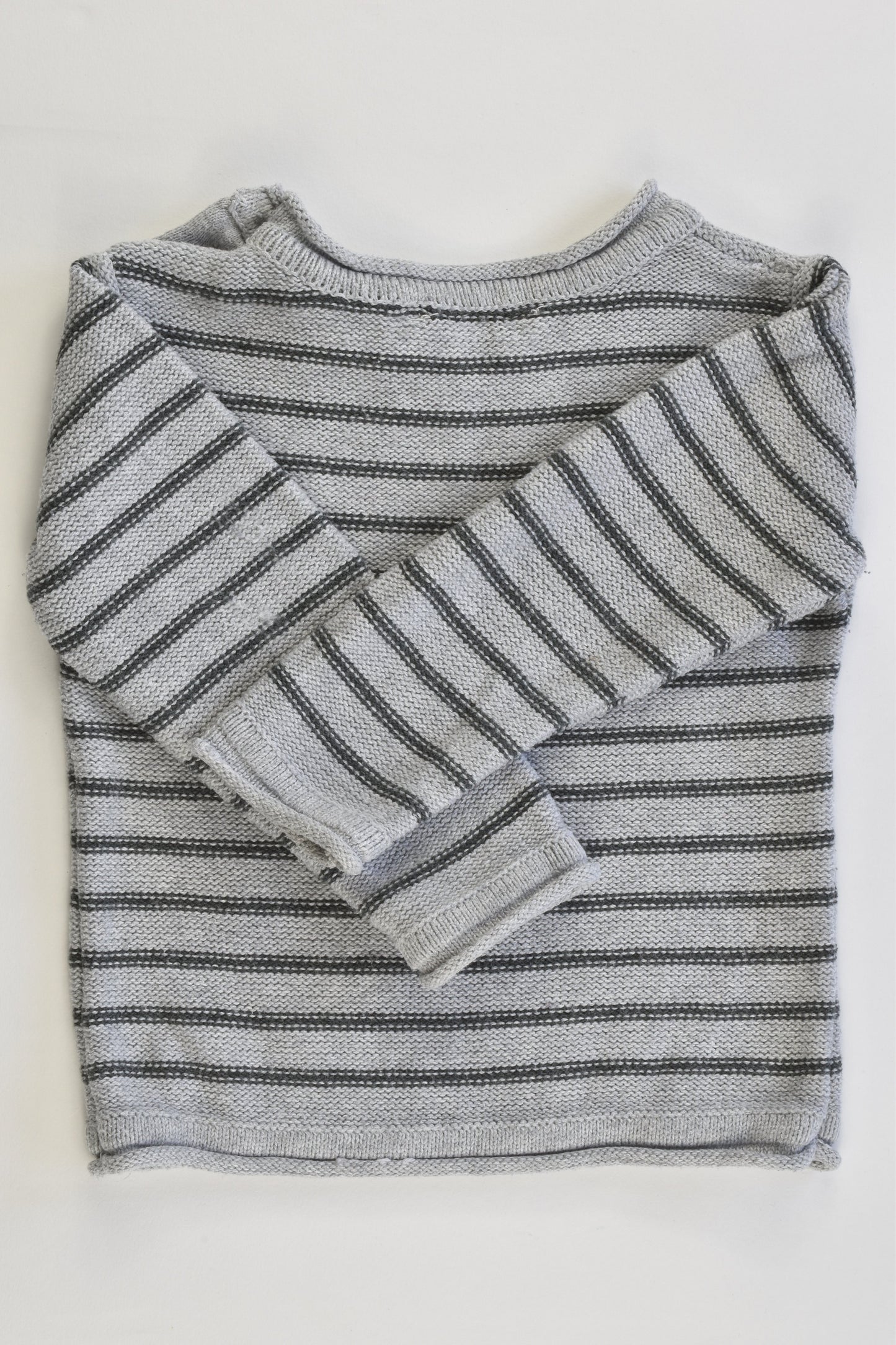 Primark Size 0 (6-9 months, 74 cm) Striped Knitted Jumper