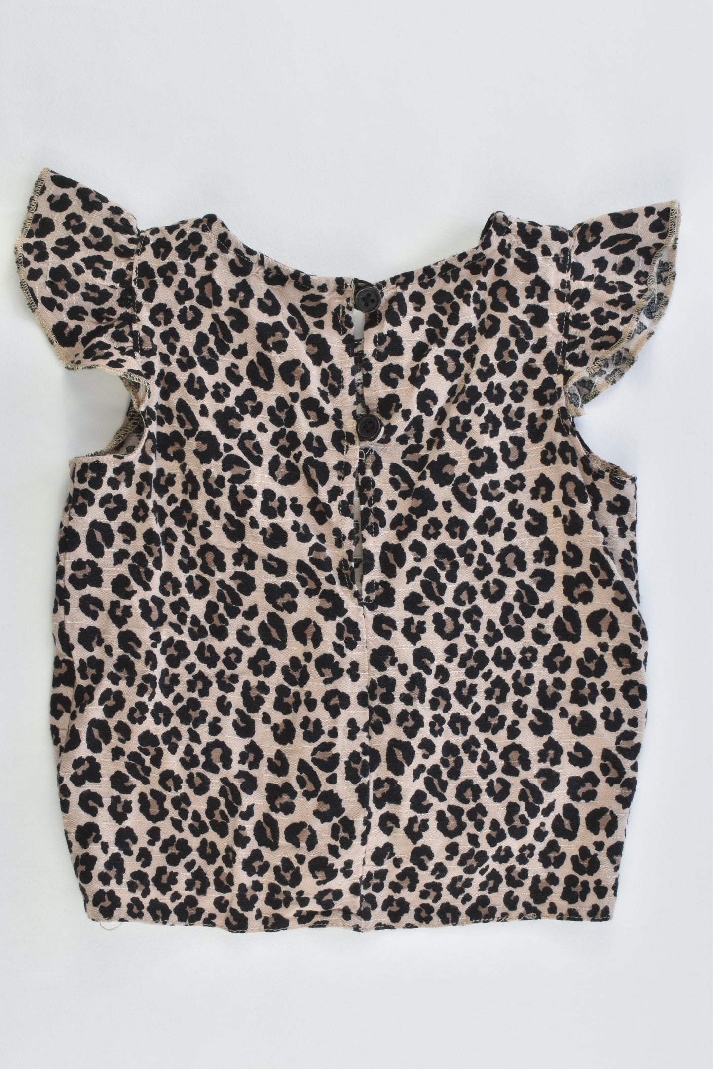 Primark Size 2-3 (98 cm) Viscose Leopard Blouse