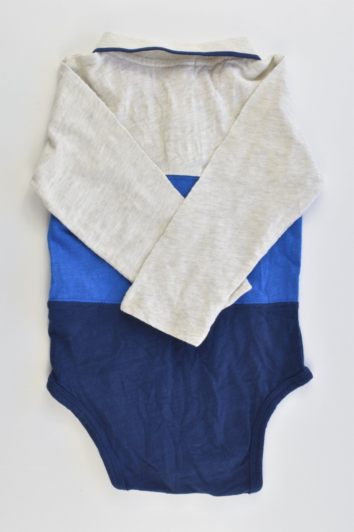 Pumpkin Patch Size 0 (6-12 months) Collared Bodysuit