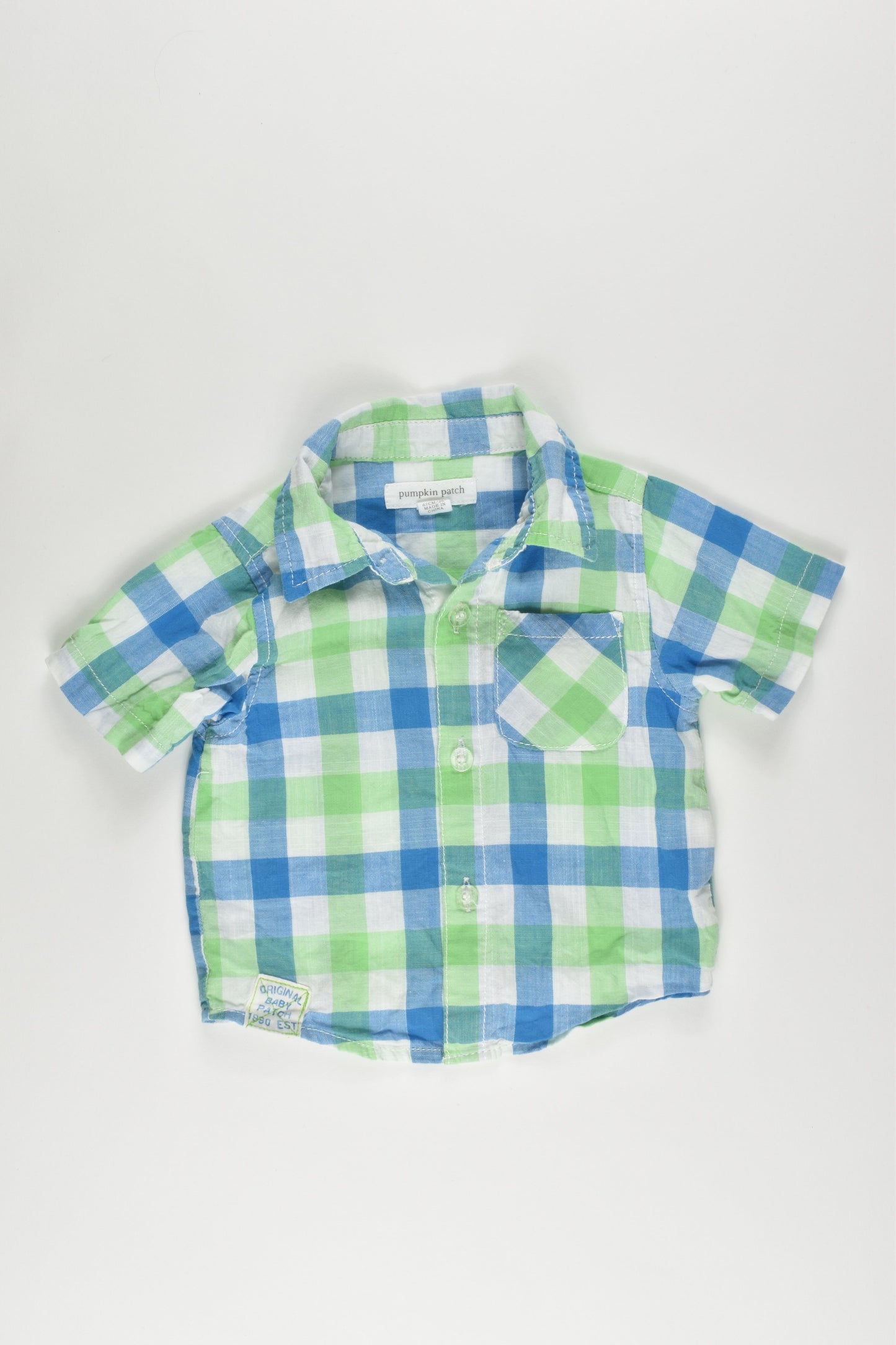 Pumpkin Patch Size 00 (3-6 months) Collared Shirt