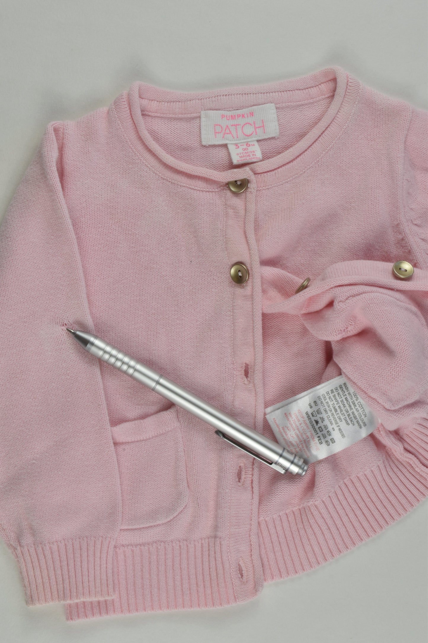 Pumpkin Patch Size 00 (3-6 months) Knitted Cardigan