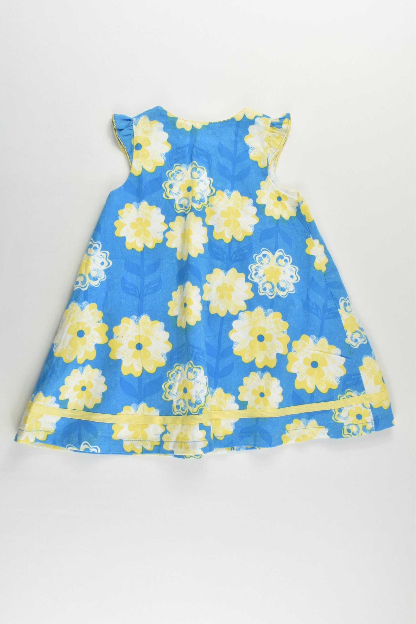 Pumpkin Patch Size 00 (3-6 months) Lined Floral Dress