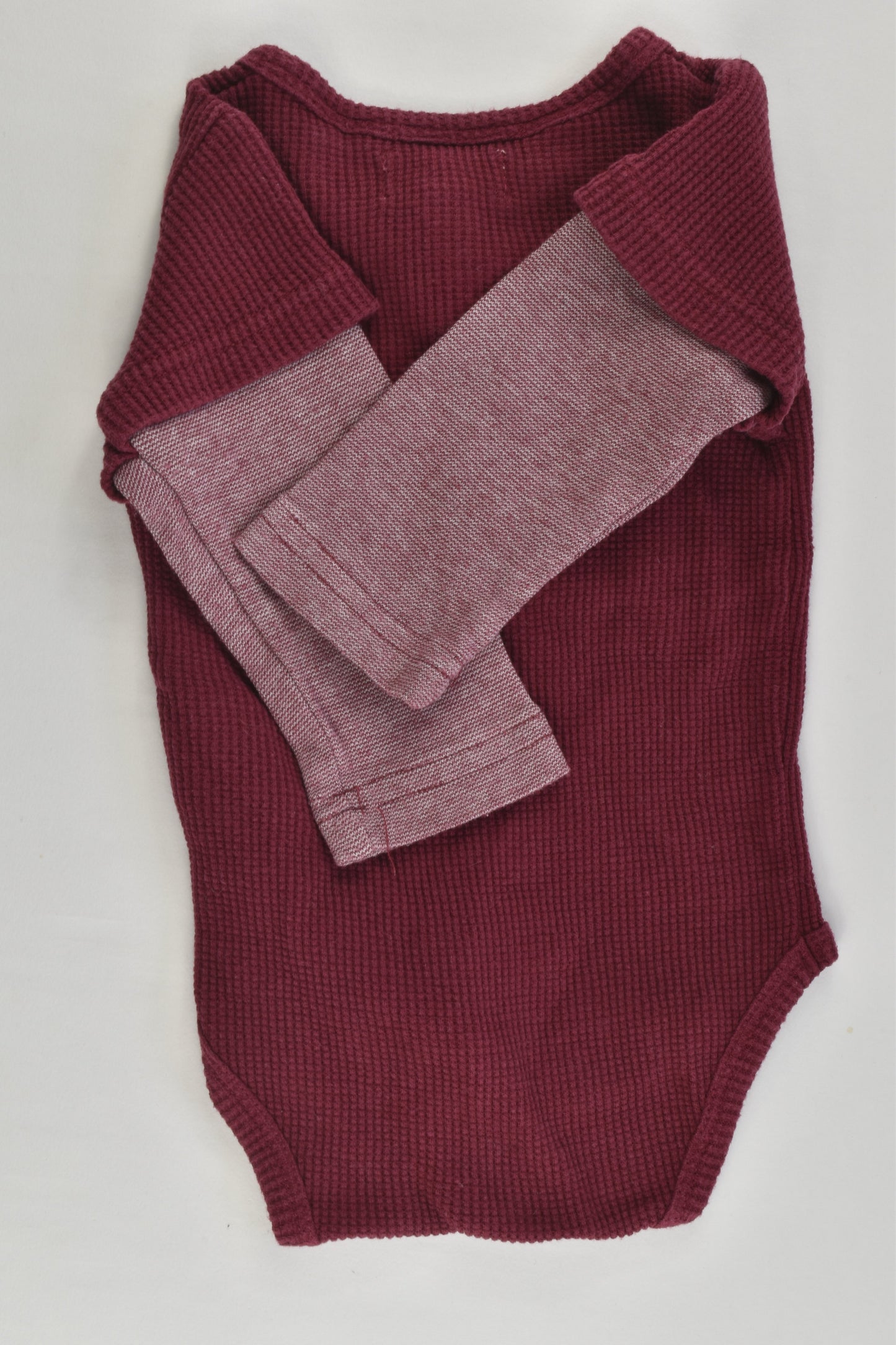 Pumpkin Patch Size 00 (3-6 months) 'Little Man' Waffle Bodysuit