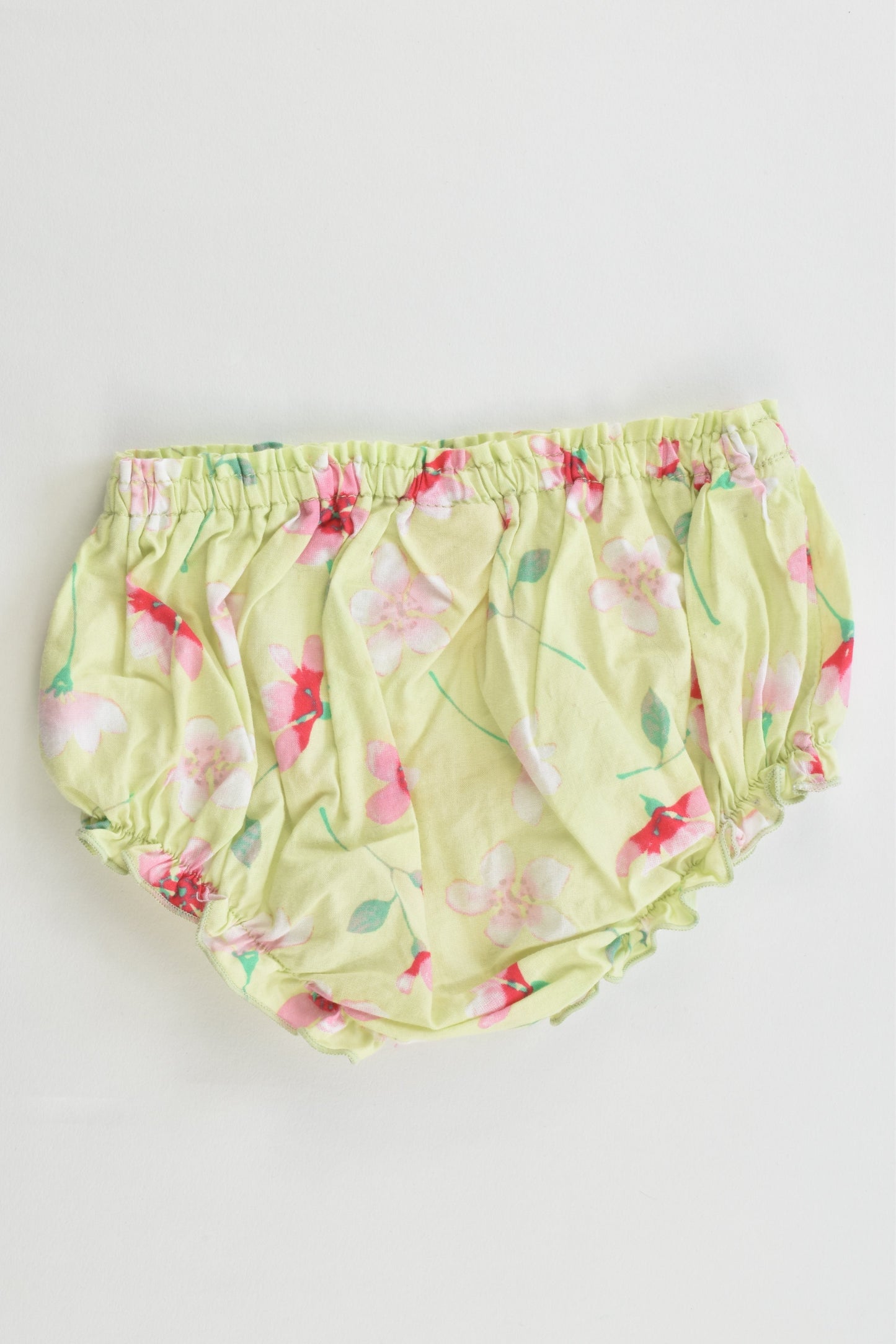 Pumpkin Patch Size 000 (0-3 months, 62 cm) Floral Bloomers