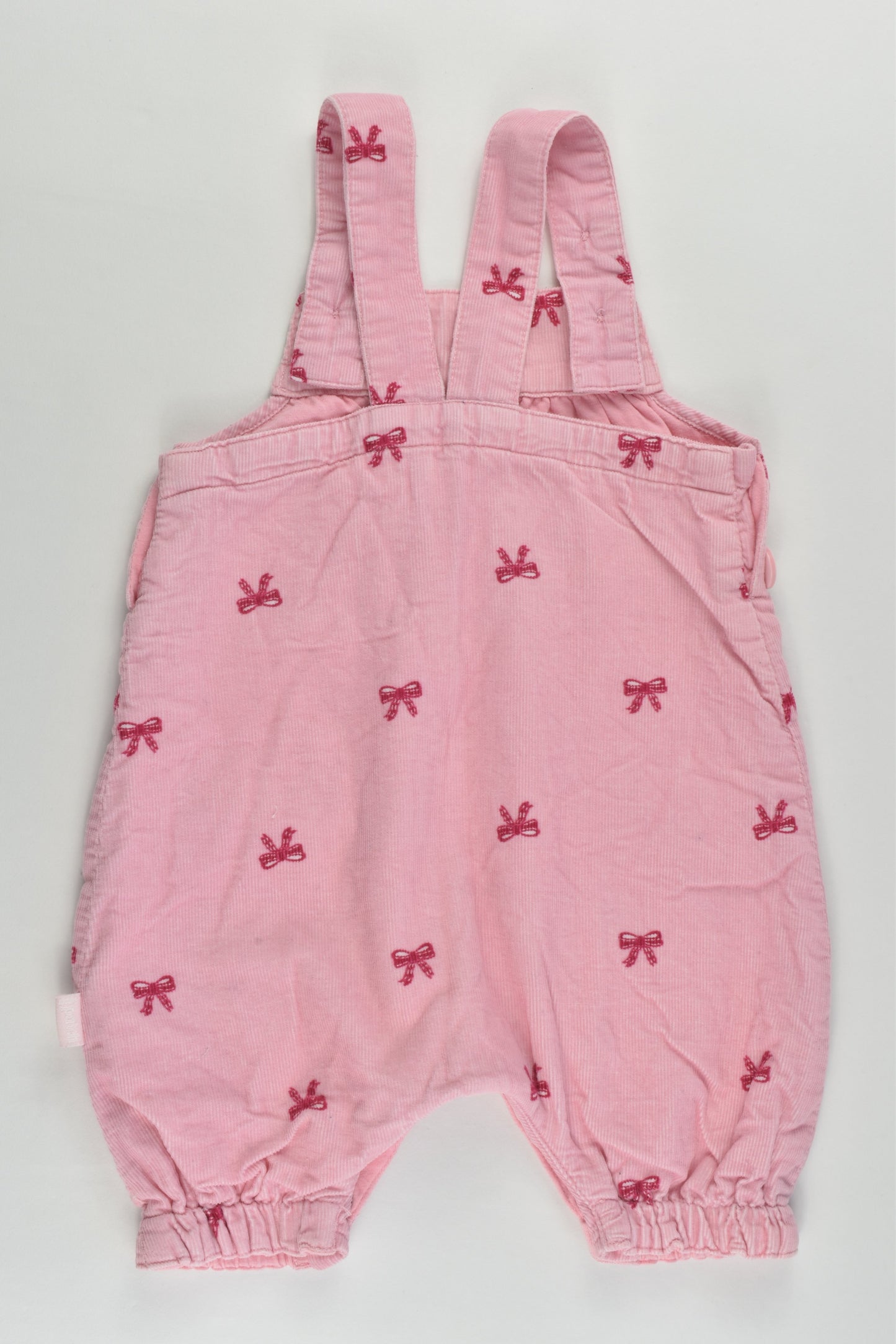 Pumpkin Patch Size 000 (0-3 months) Bows Lightweight Lined Cord Overalls