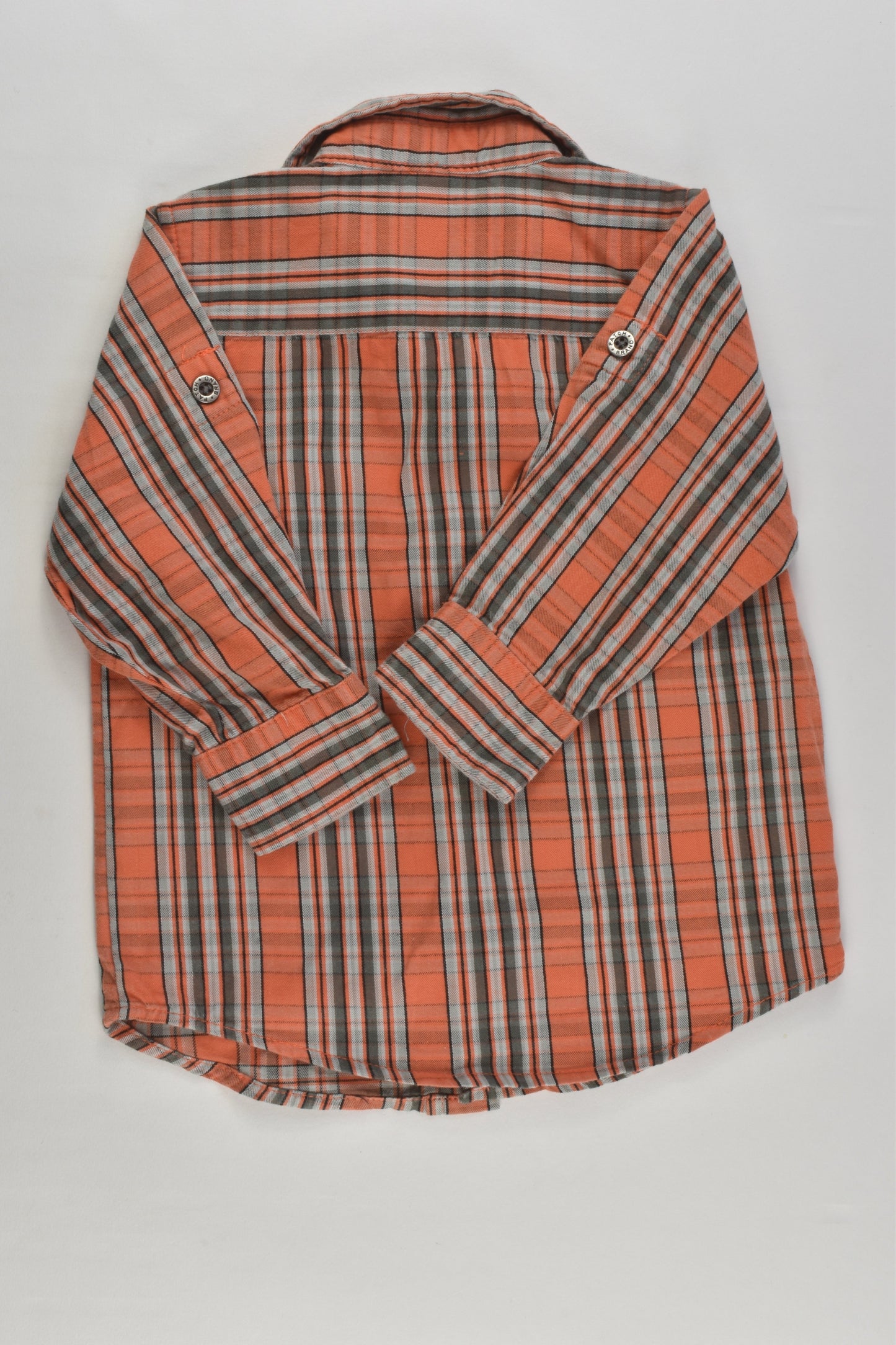 Pumpkin Patch Size 1 (12-18 months) Checked Shirt