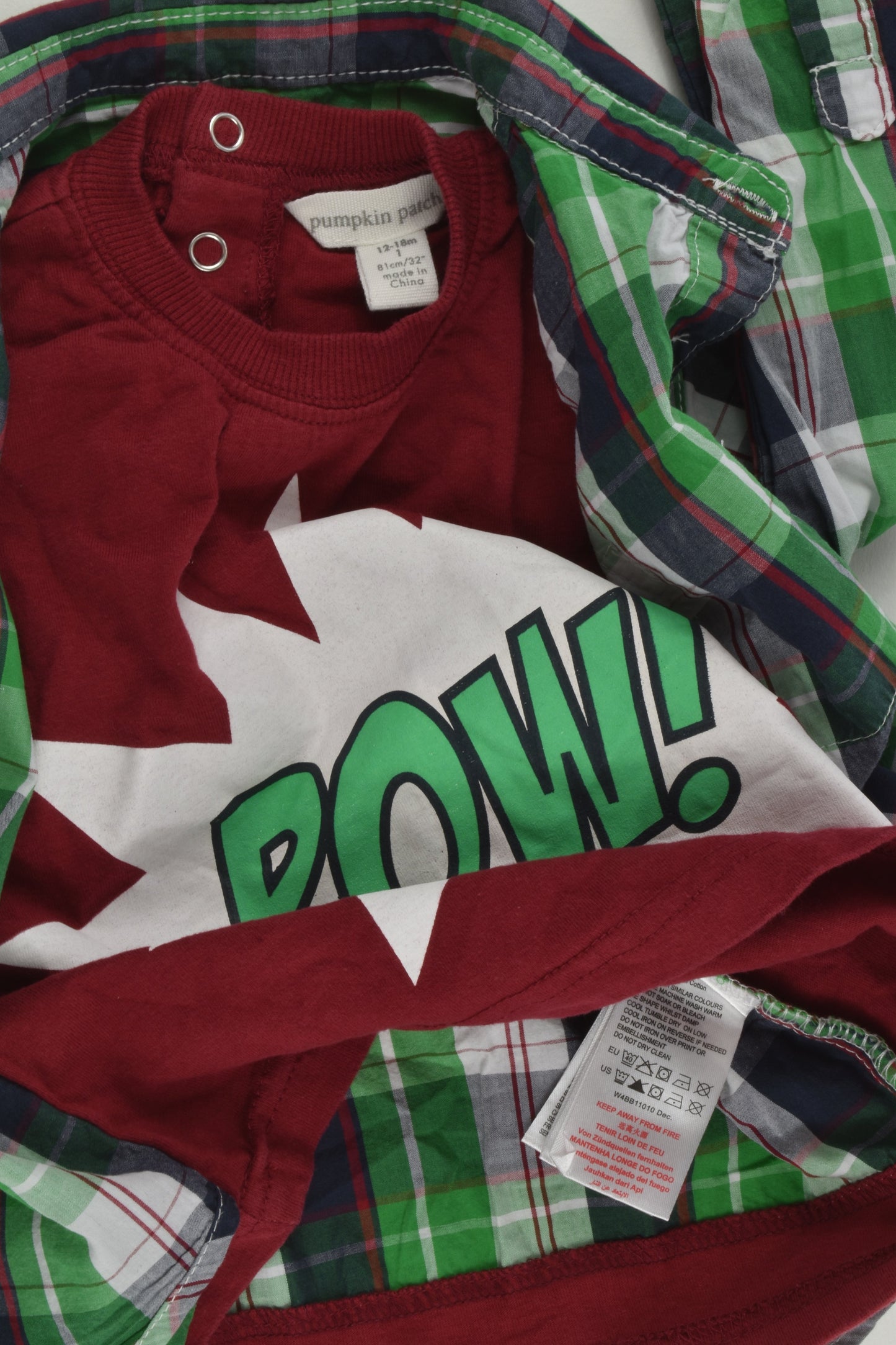 Pumpkin Patch Size 1 'Pow!' Shirt