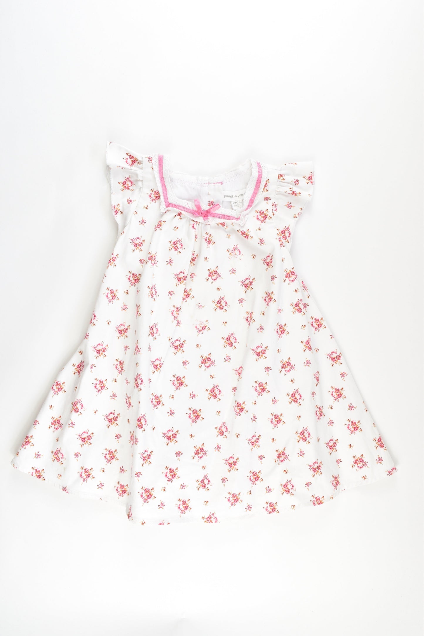 Pumpkin Patch Size 12-18 months Floral Lined Dress