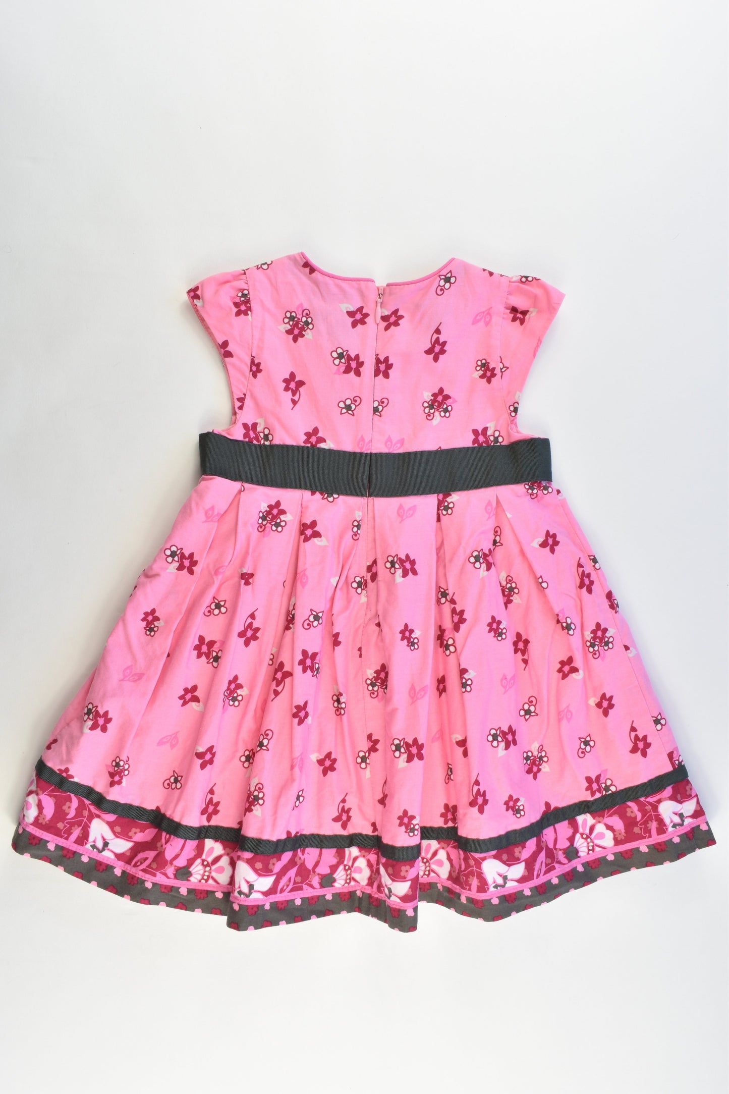 Pumpkin Patch Size 12-18 months Lined Floral Dress
