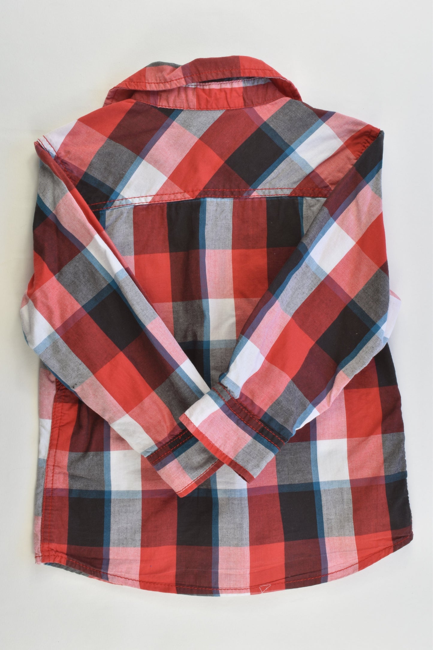 Pumpkin Patch Size 2 Checked Casual Collared Shirt