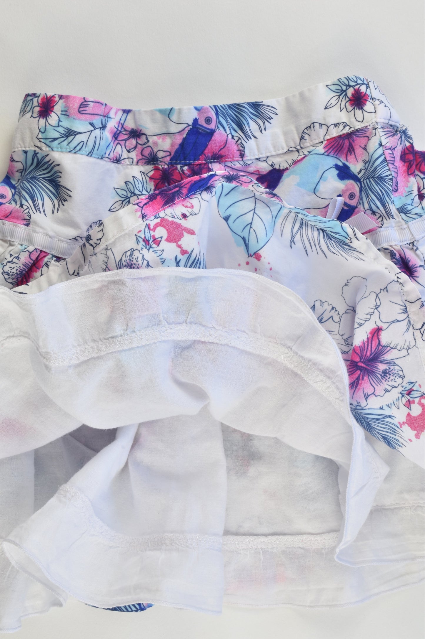 Pumpkin Patch Size 2 Lined Floral Skirt