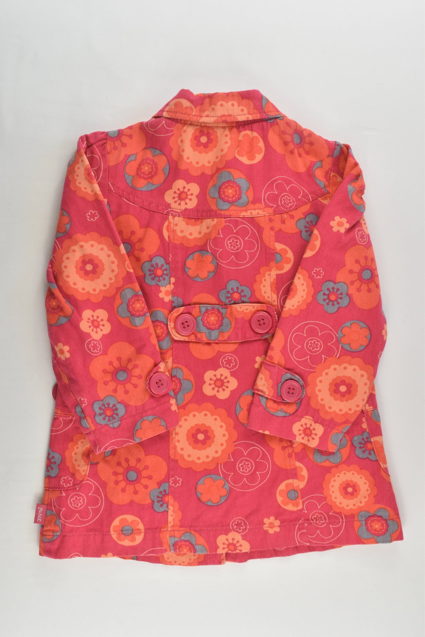 Pumpkin Patch Size 3-4 Lined Floral Jacket