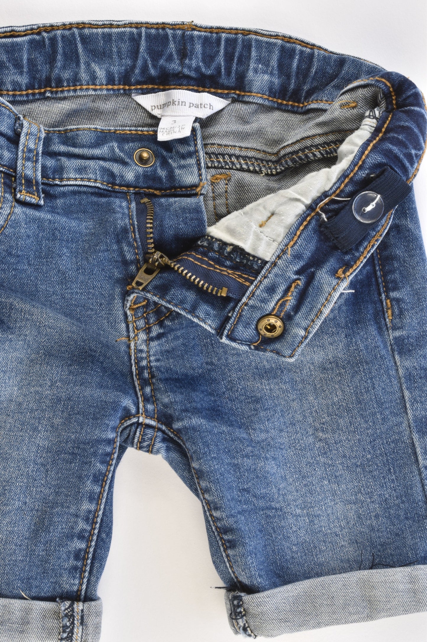 Pumpkin Patch Size 3 Soft and Stretchy Denim Shorts