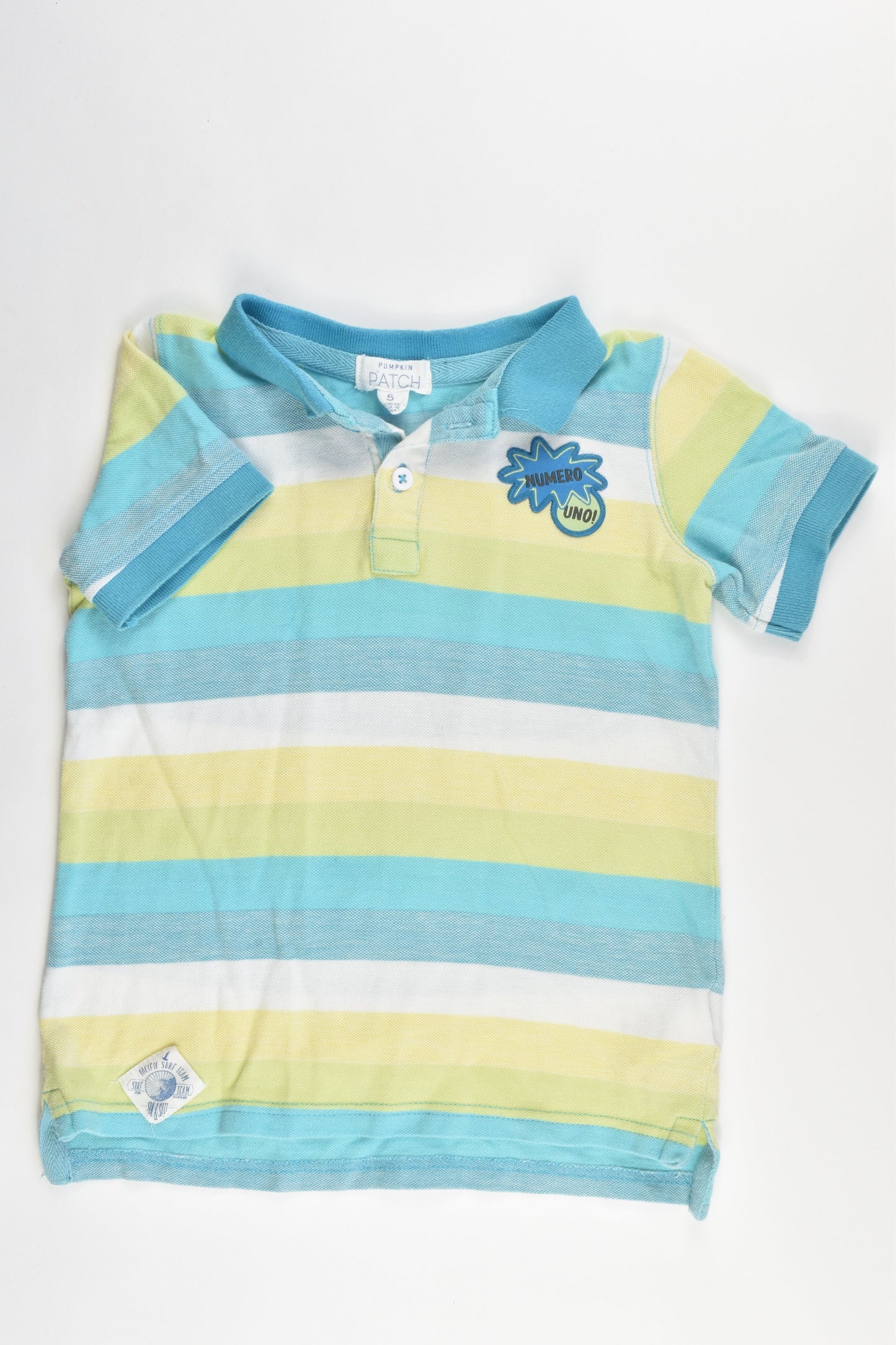 Pumpkin Patch size 5 Collared T-shirt