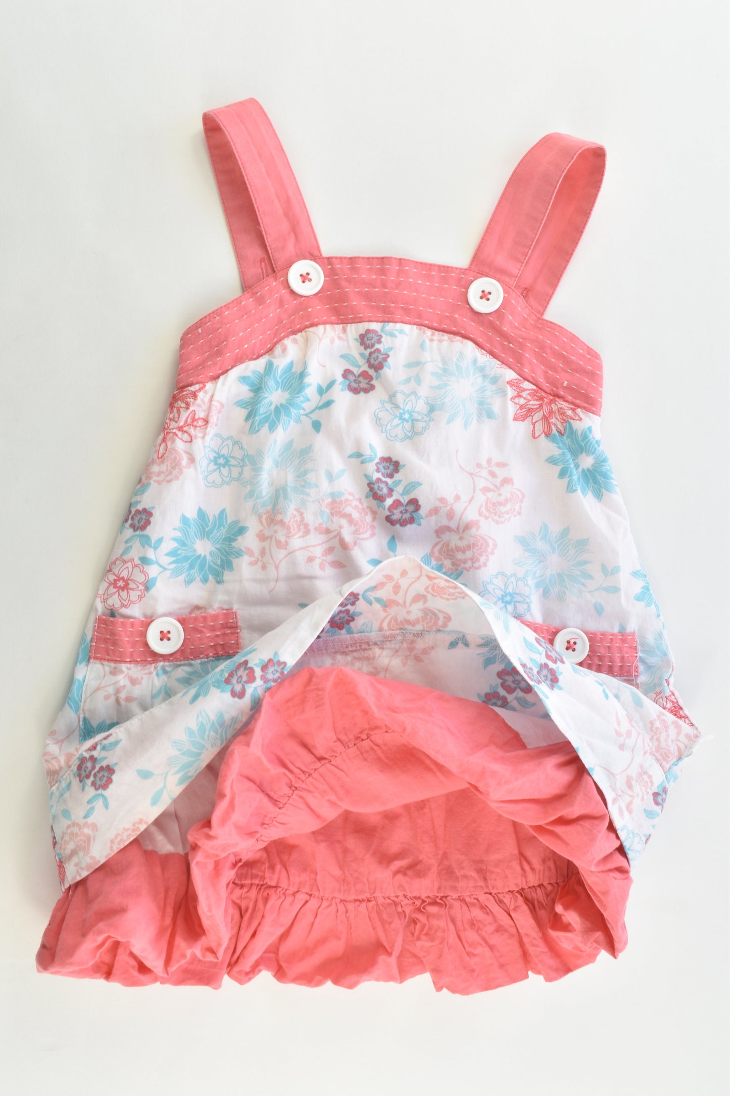 Pumpkin Patch Size 6-12 months (Generous) Lined Dress